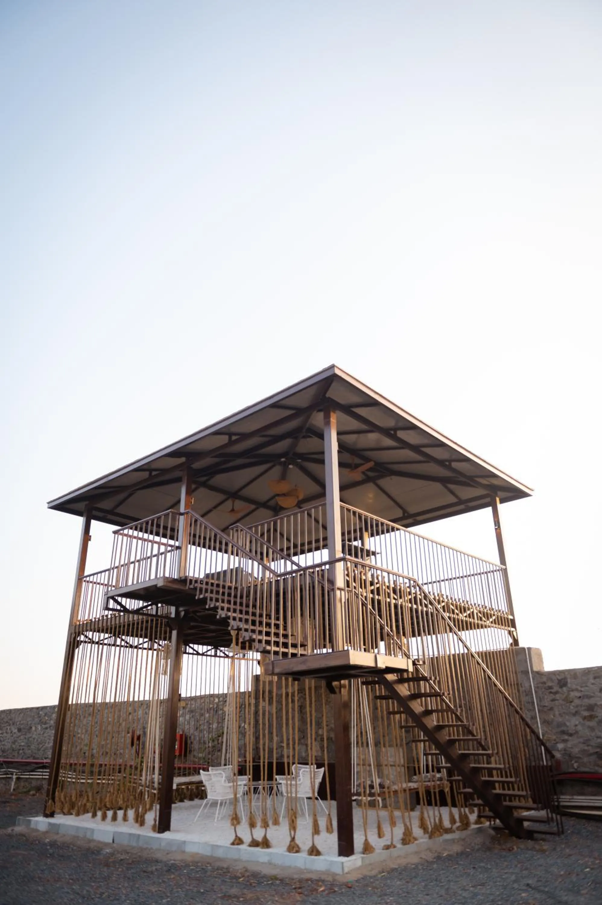 Dining area in Sangam Farms
