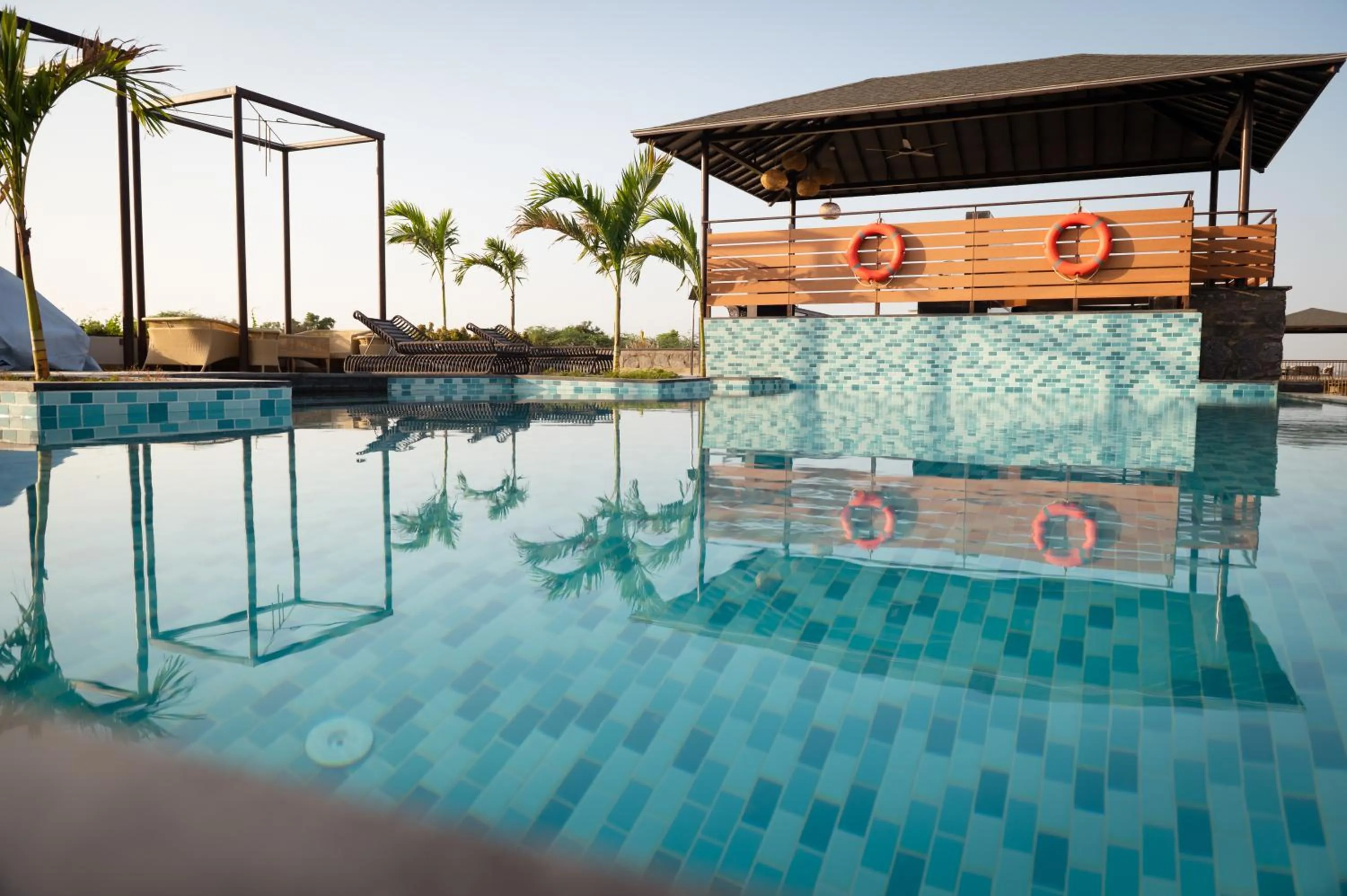 Swimming pool in Sangam Farms