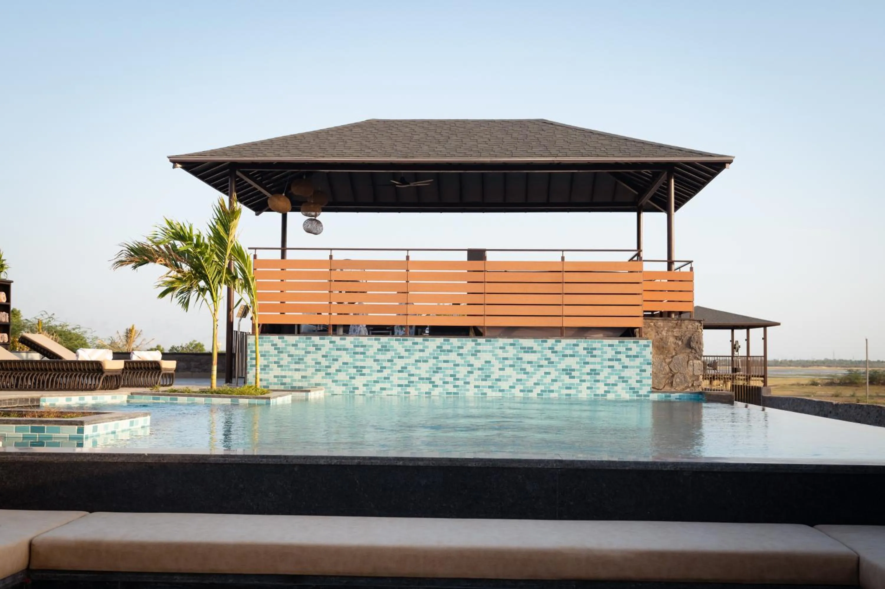 Swimming pool in Sangam Farms