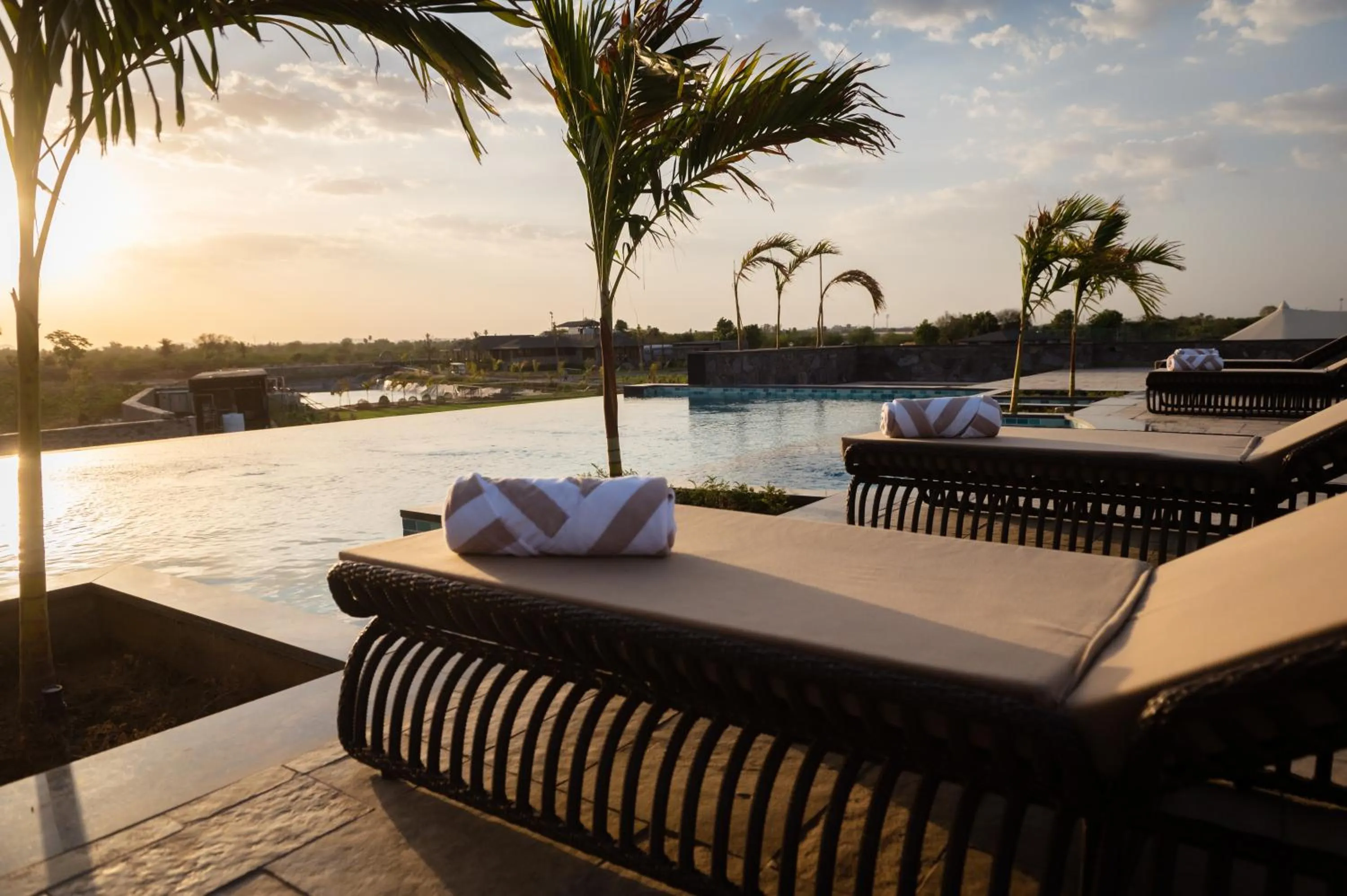 Swimming pool in Sangam Farms