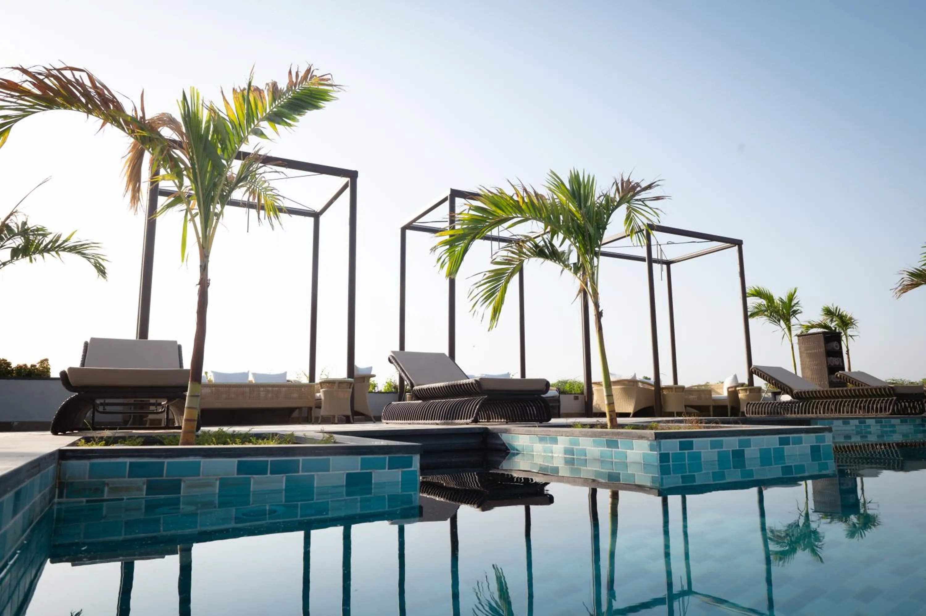 Swimming pool in Sangam Farms