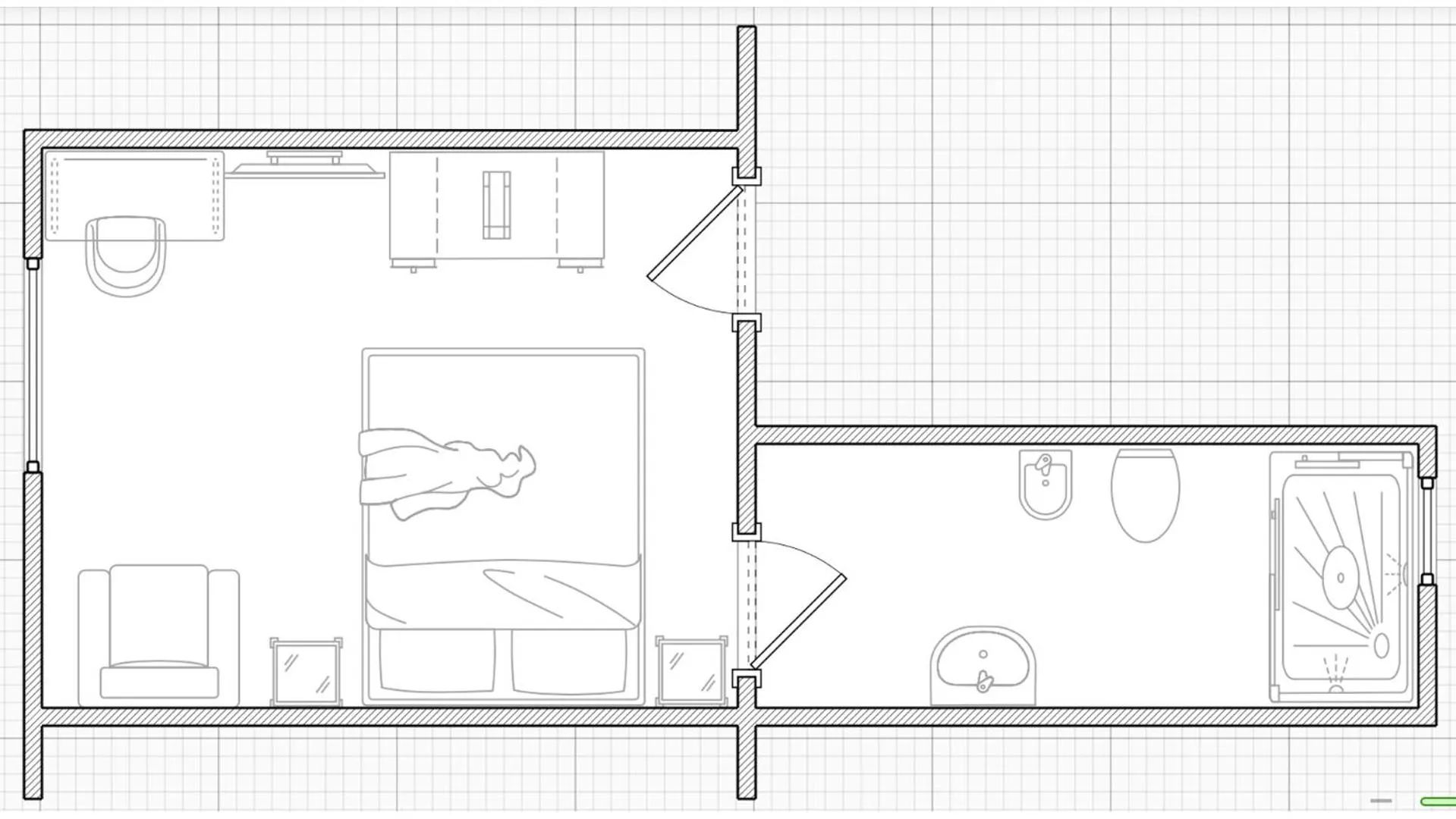 Floor plan in Salotto Tiburtino