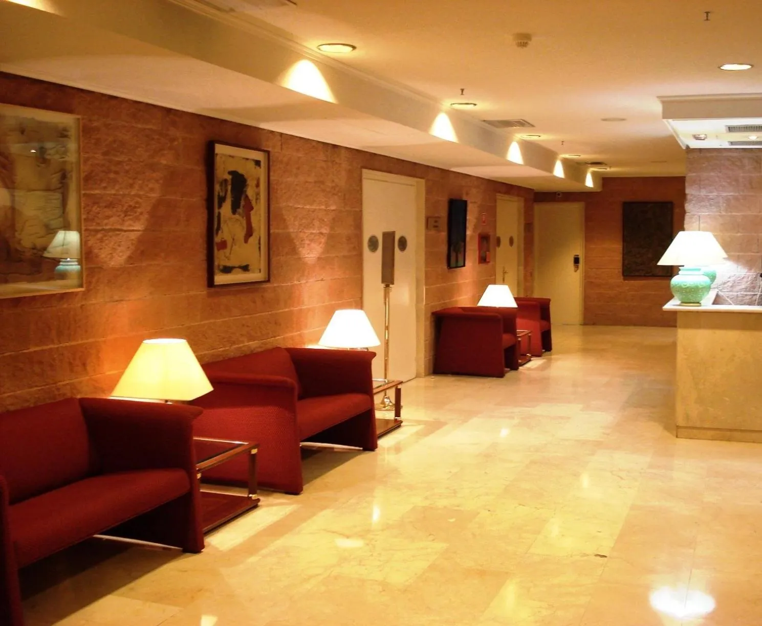 Lobby or reception in Hotel Majadahonda