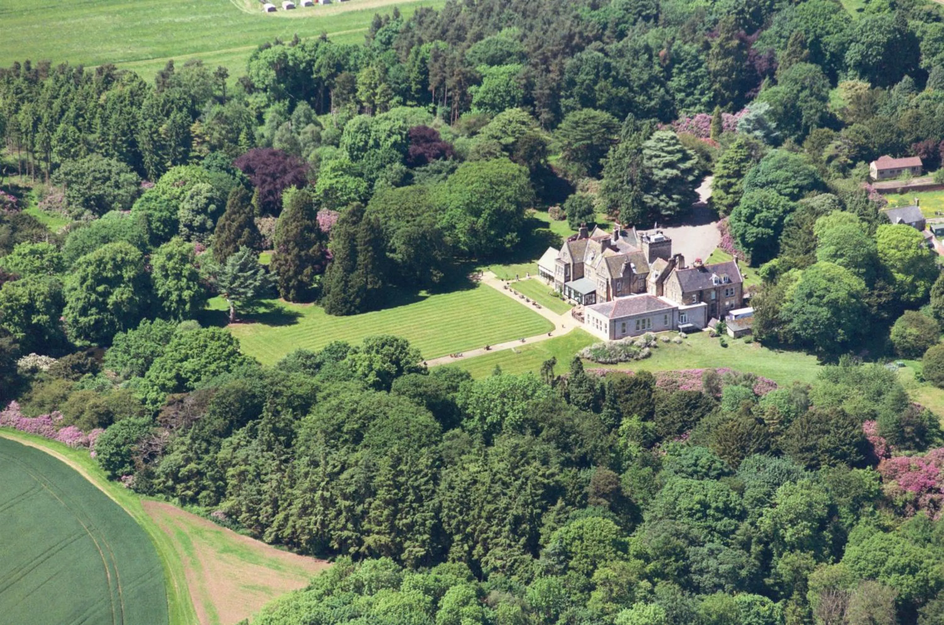 Bird's eye view in Grinkle Park Hotel