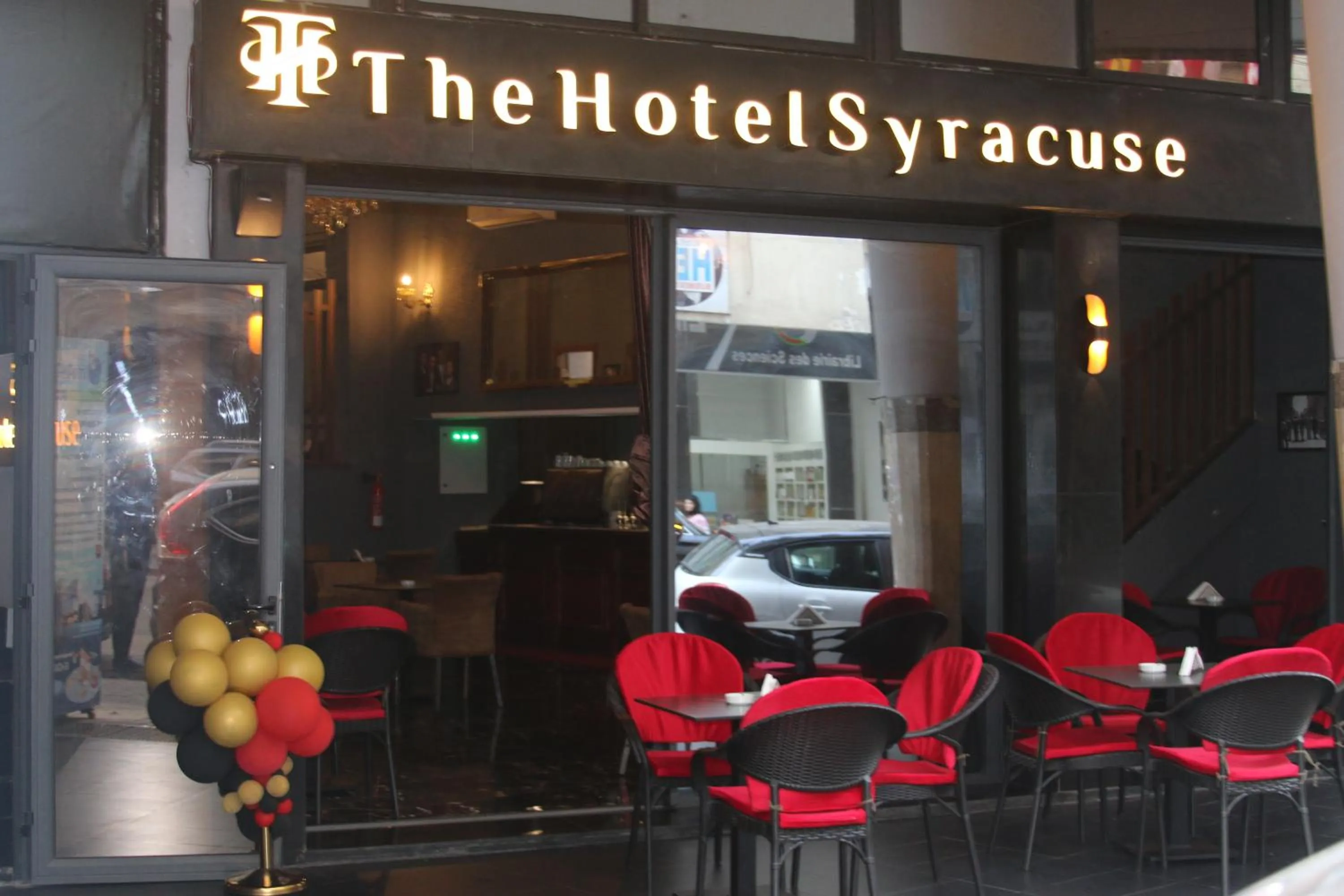 Property logo or sign in The Hotel Syracuse