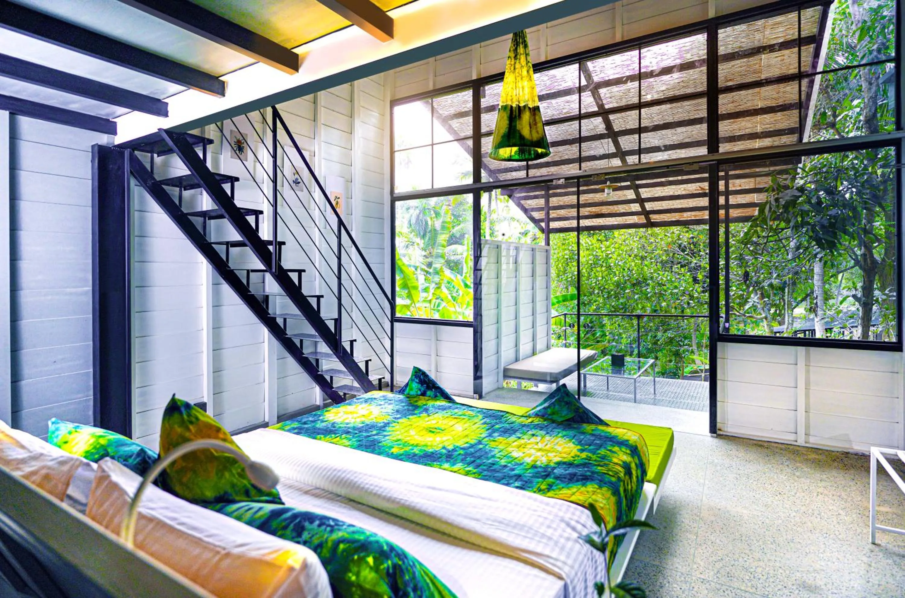 Balcony/Terrace, Bed in Waraka - Udawalawe by Thema Collection