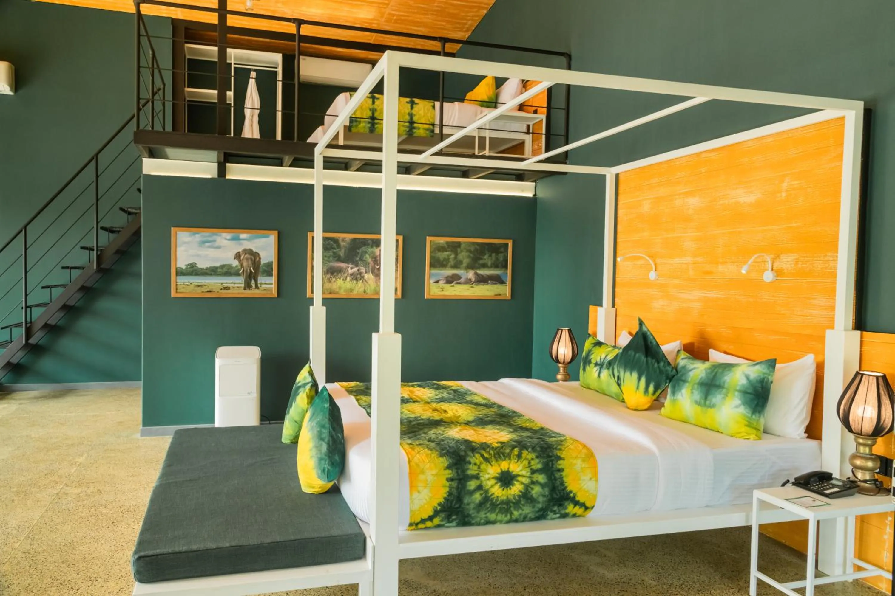 Bedroom, Bed in Waraka - Udawalawe by Thema Collection