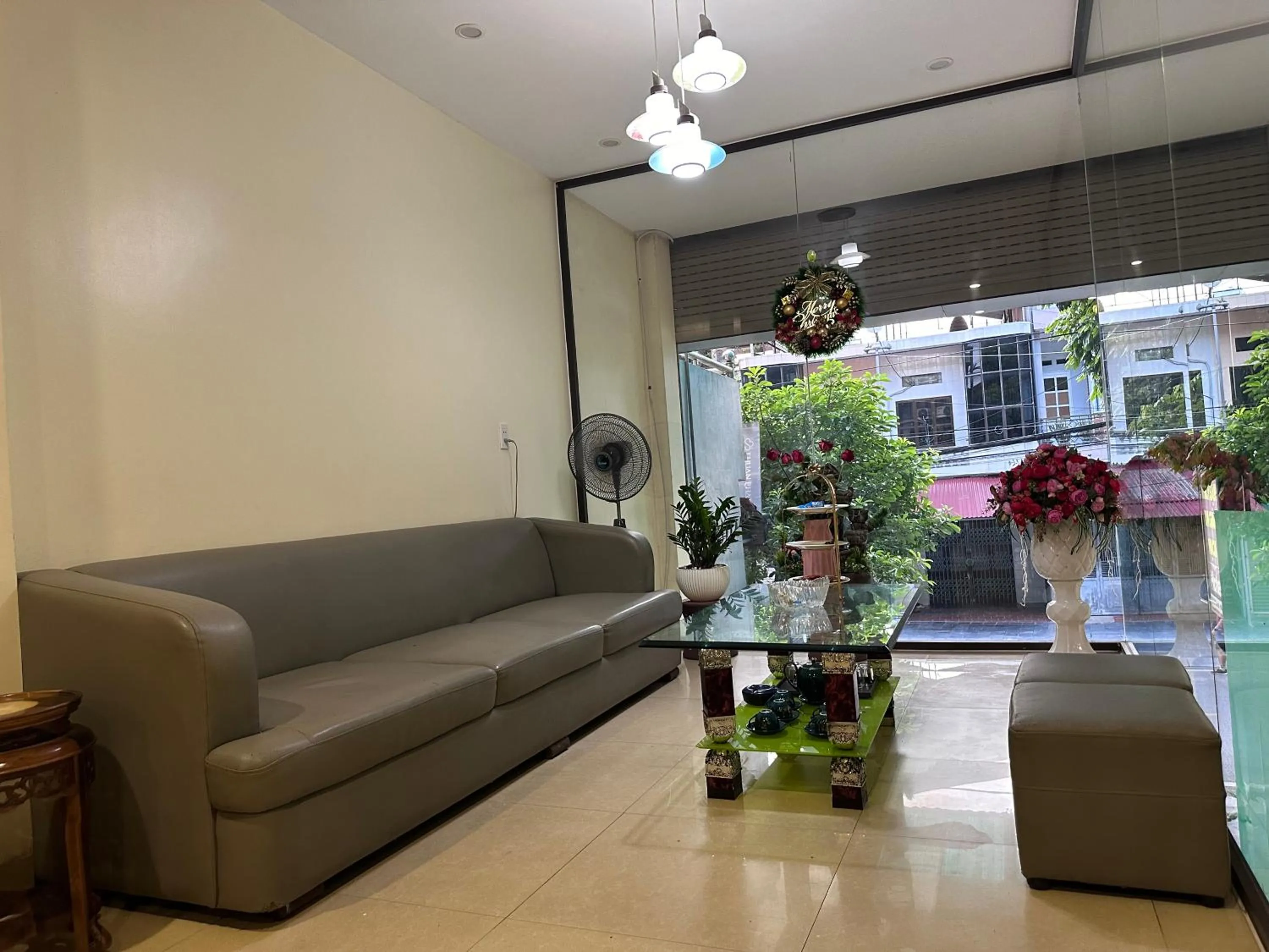 Seating area in Tam Giác Mạch Hotel