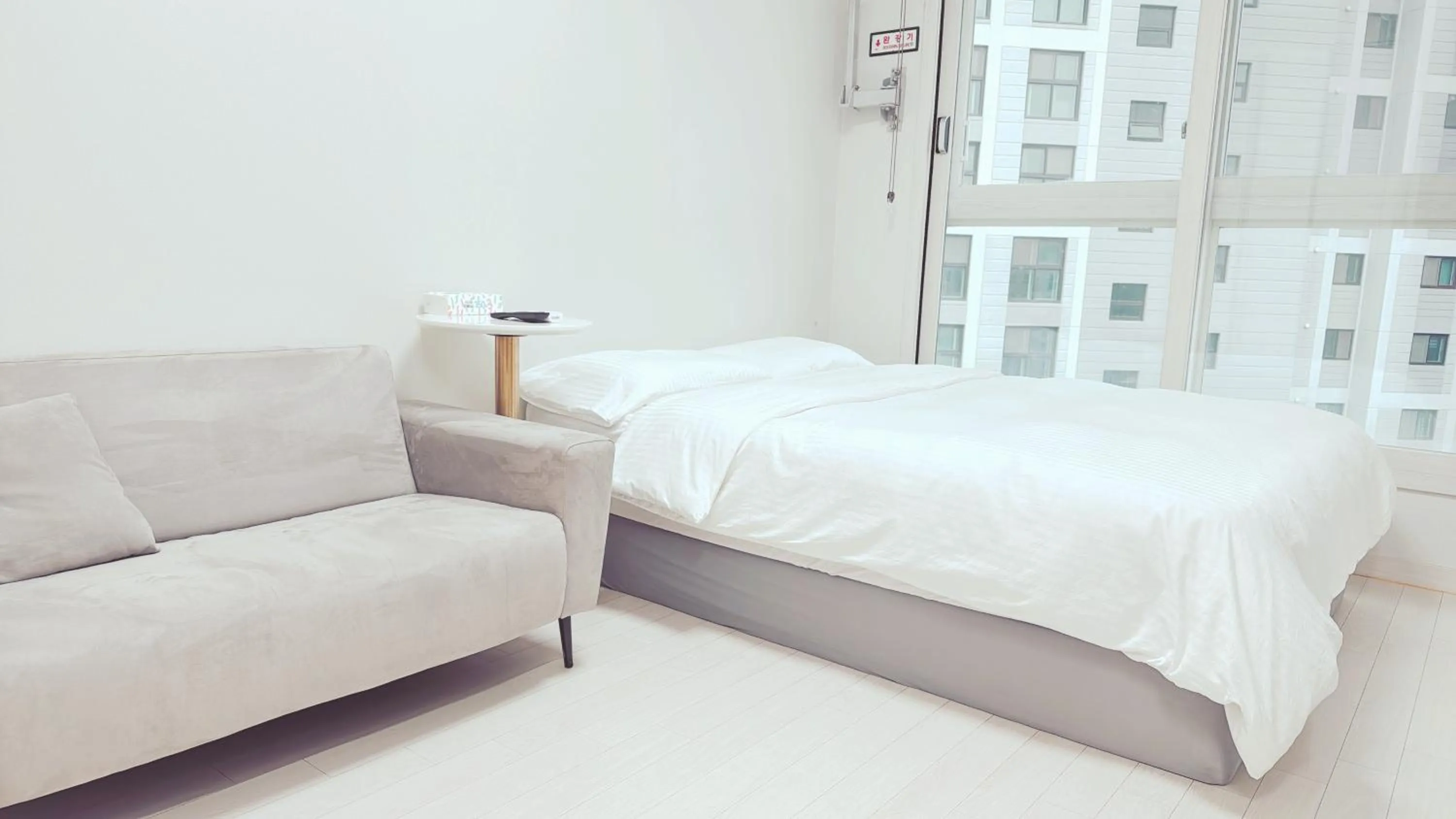 Bed in The Time hotel Incheon Airport