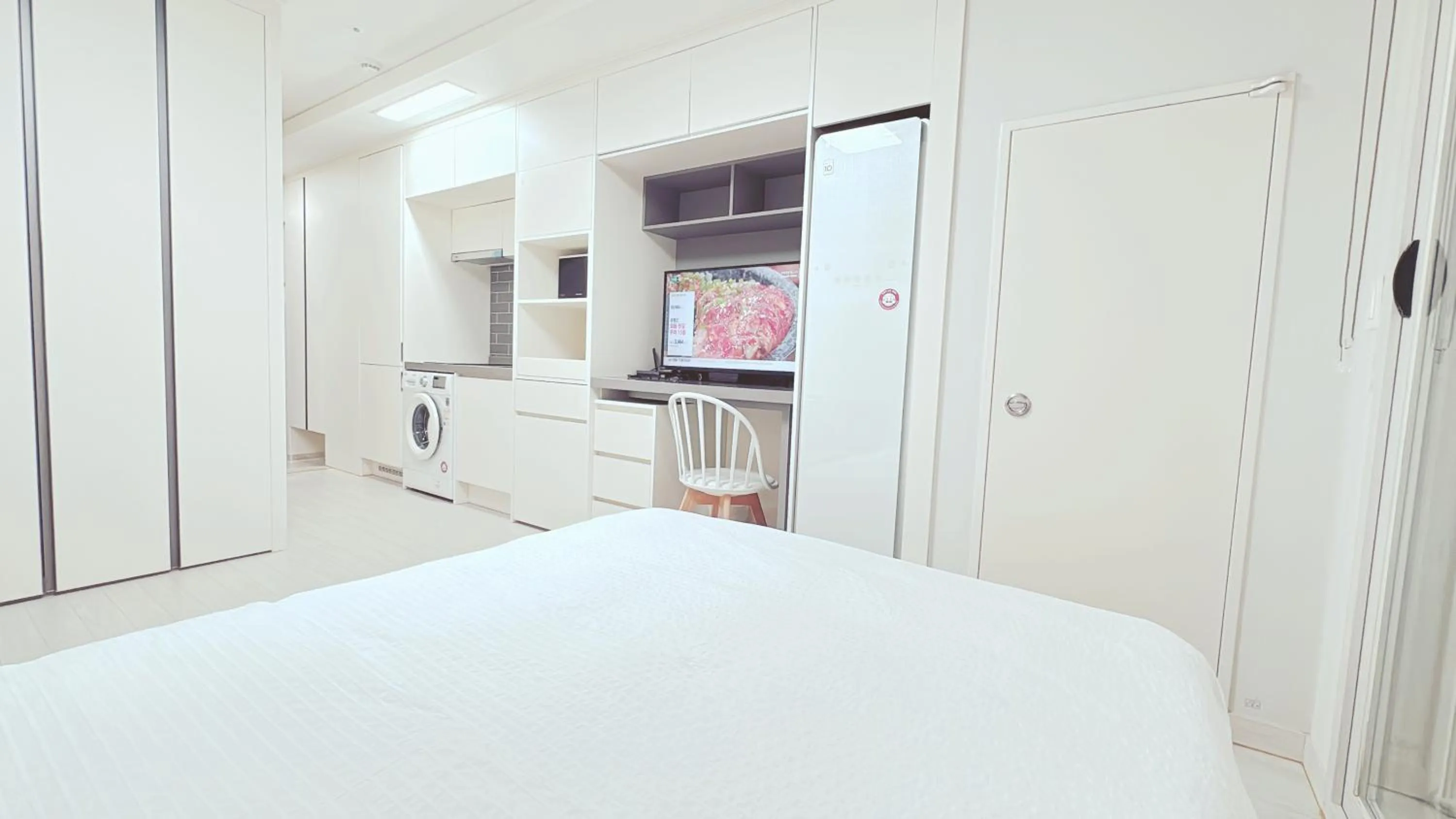 Bed in The Time hotel Incheon Airport