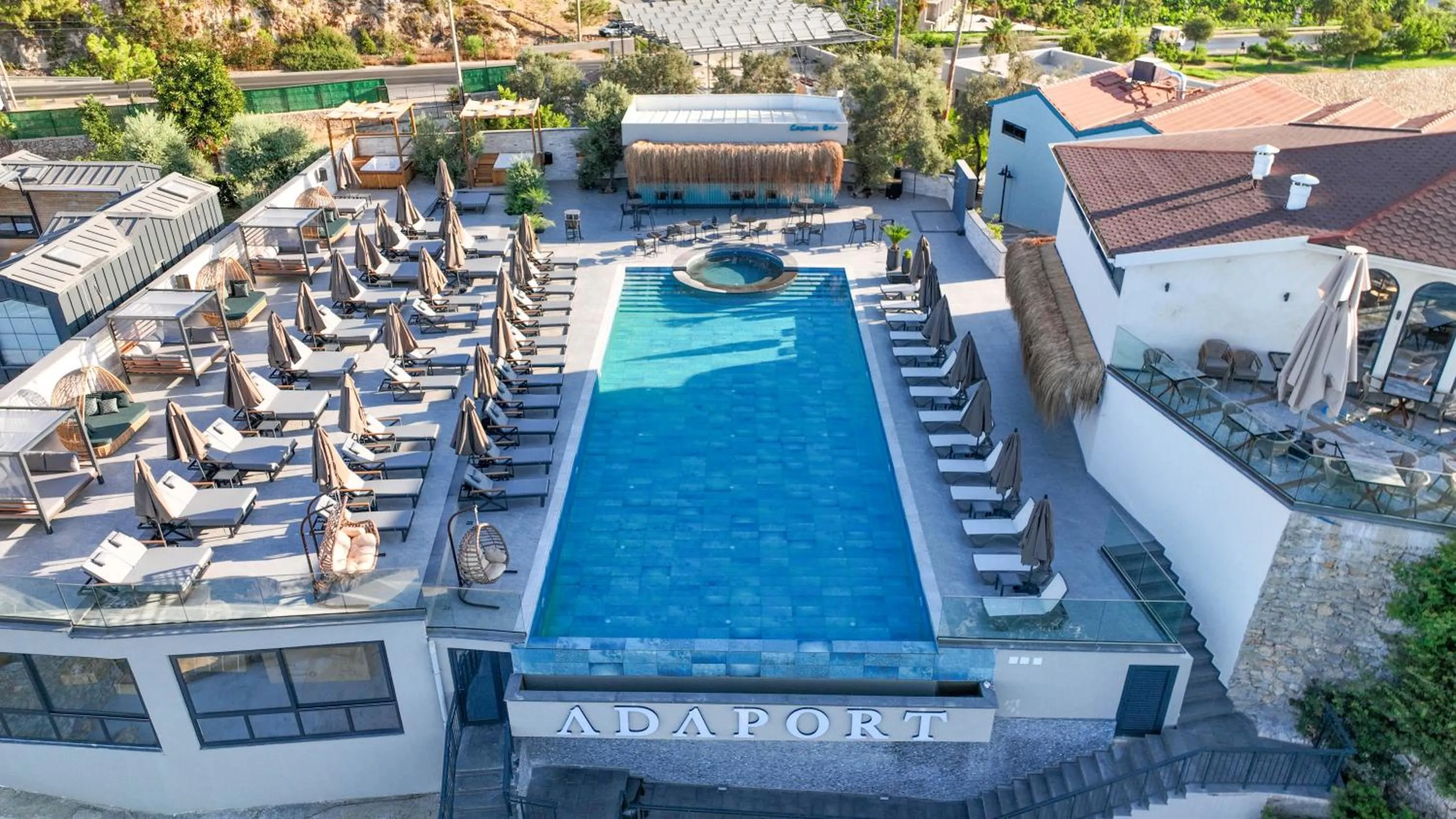 Swimming pool in Ada Port Hotel Adults Only