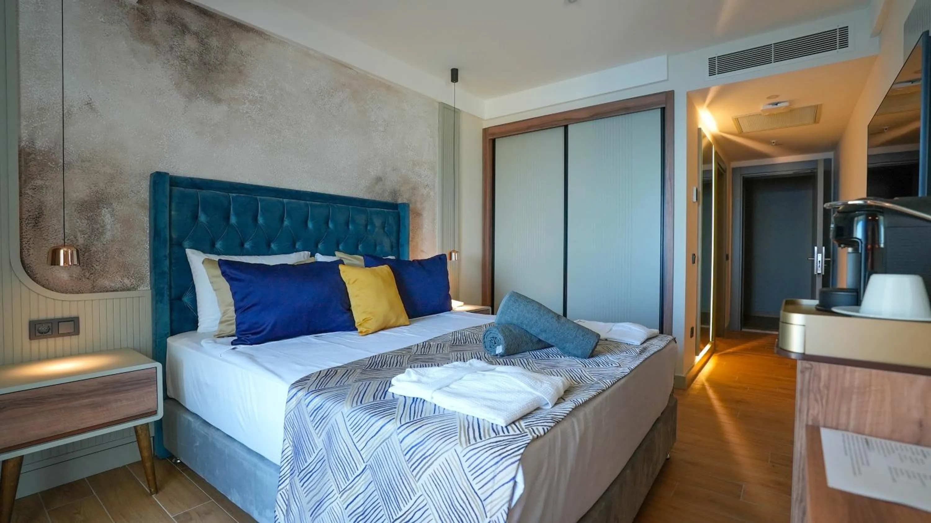 Photo of the whole room, Bed in Ada Port Hotel Adults Only