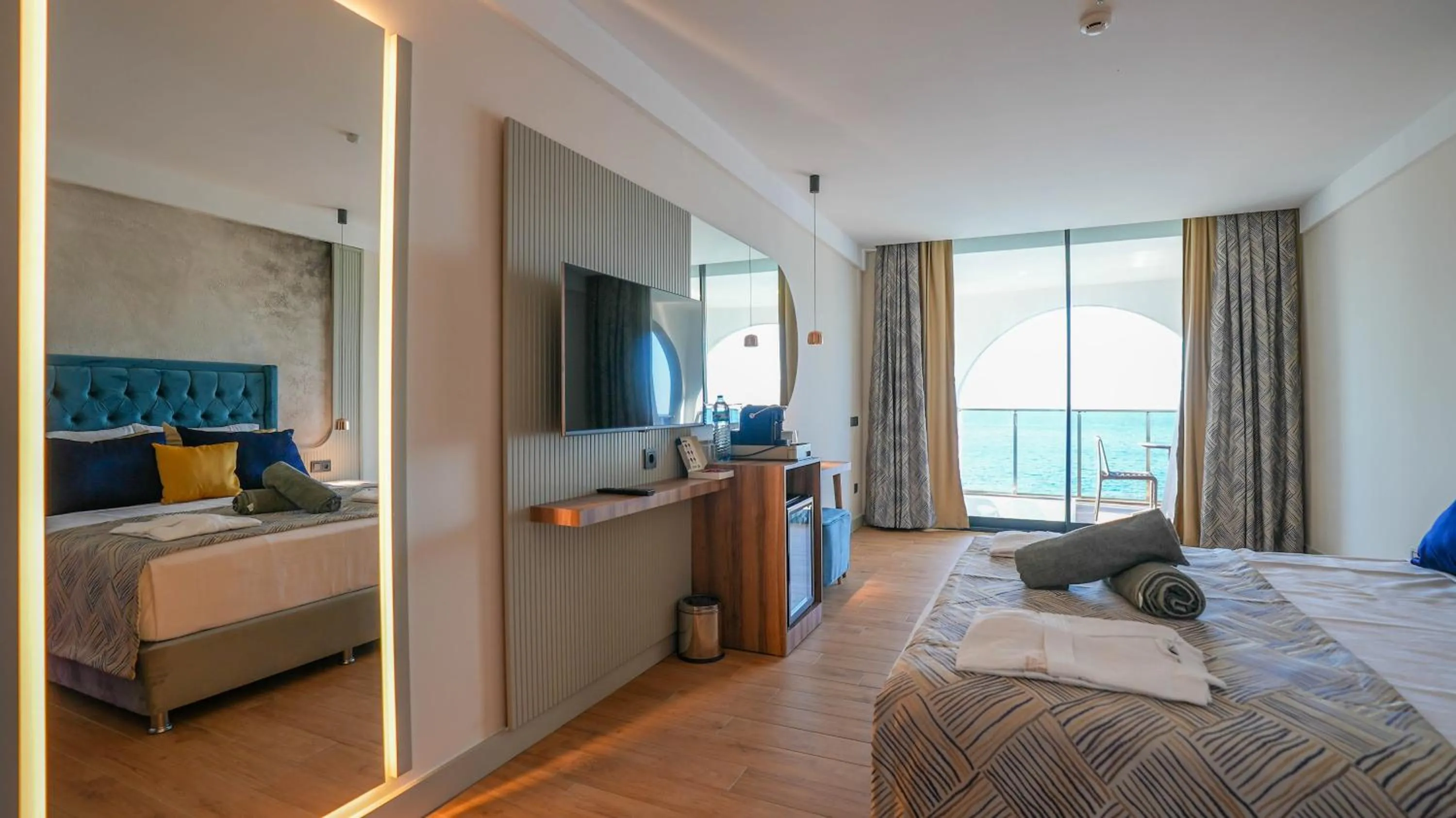 Photo of the whole room, Bed in Ada Port Hotel Adults Only