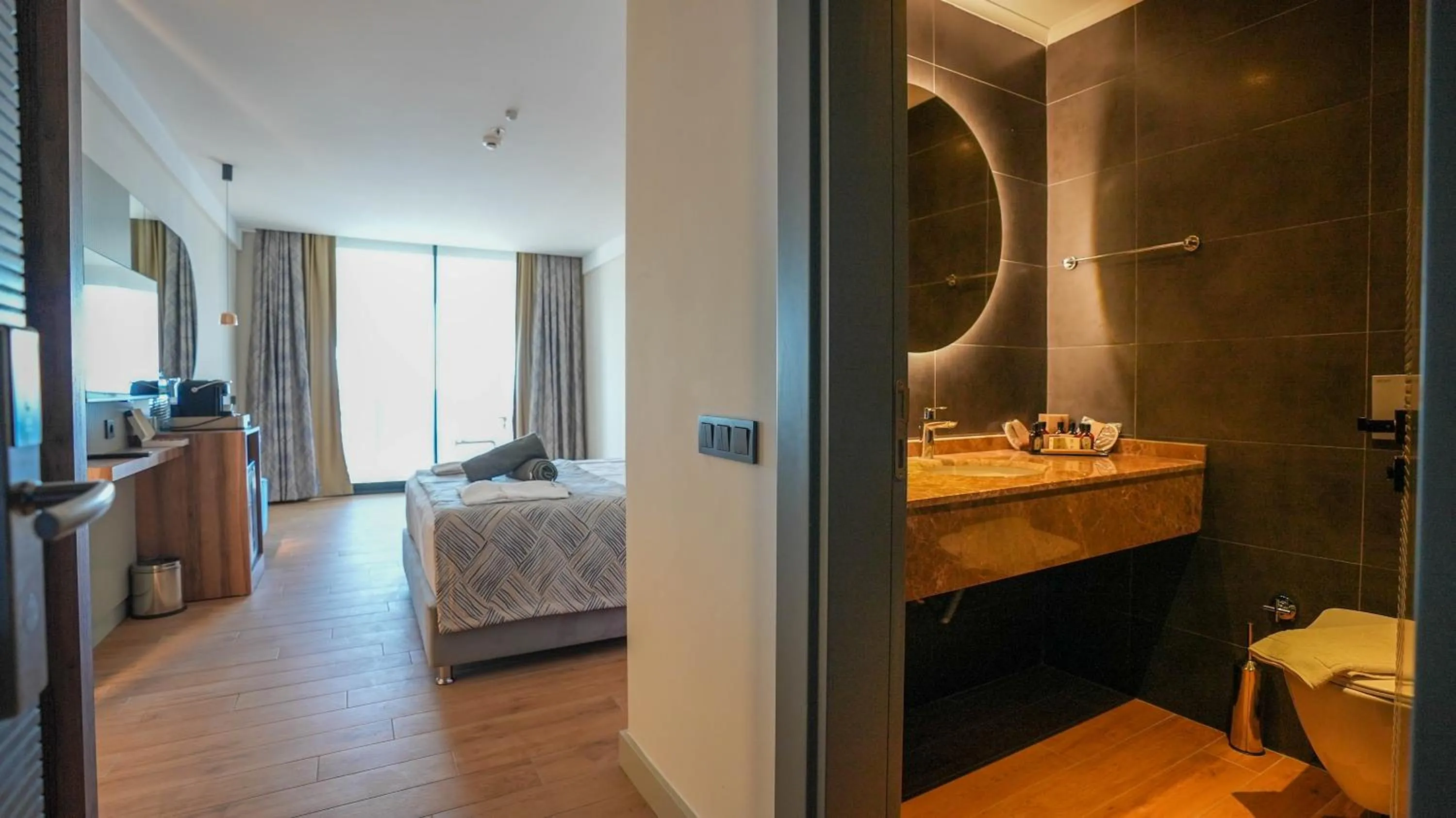 Bed in Ada Port Hotel Adults Only