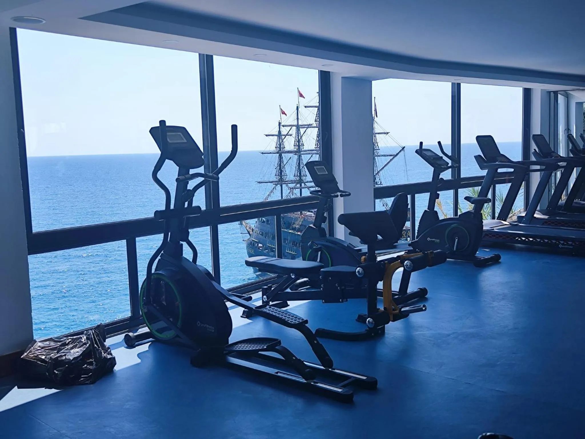 Fitness centre/facilities in Ada Port Hotel Adults Only