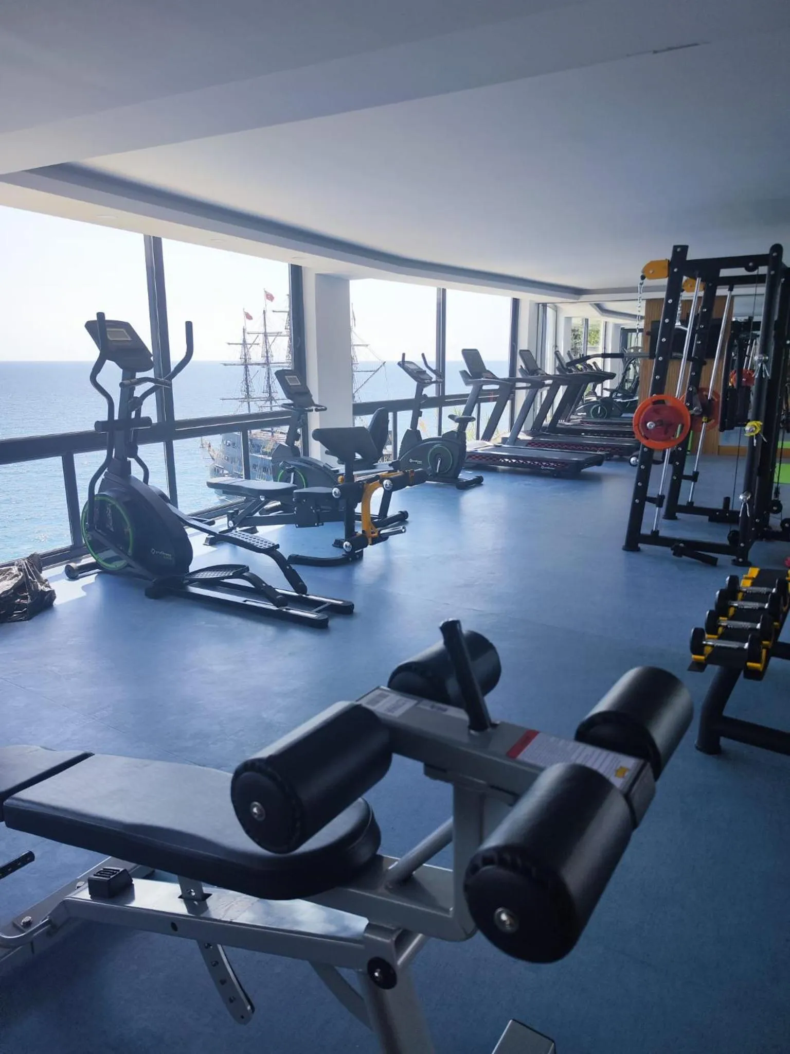 Fitness centre/facilities in Ada Port Hotel Adults Only