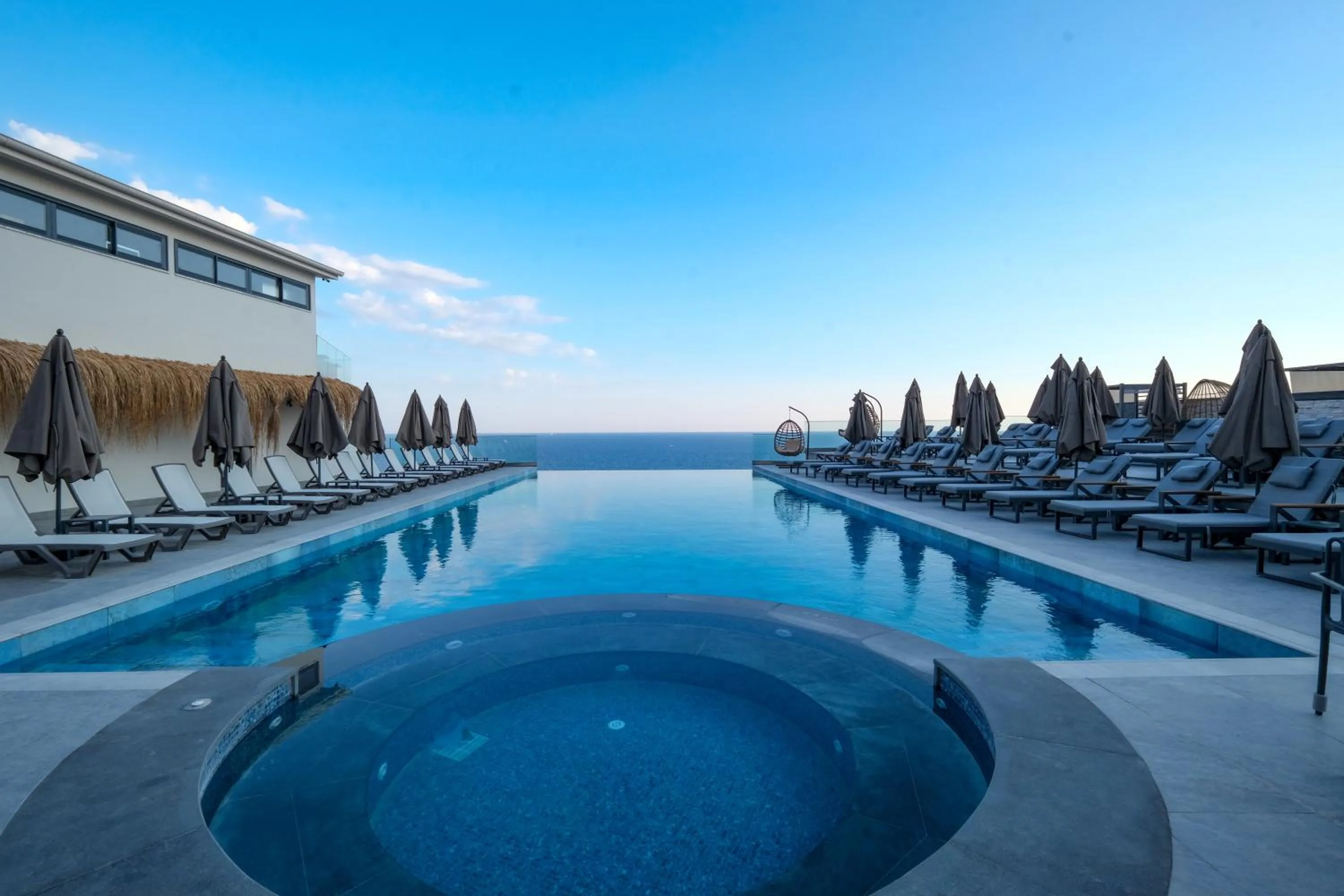 Swimming pool in Ada Port Hotel Adults Only