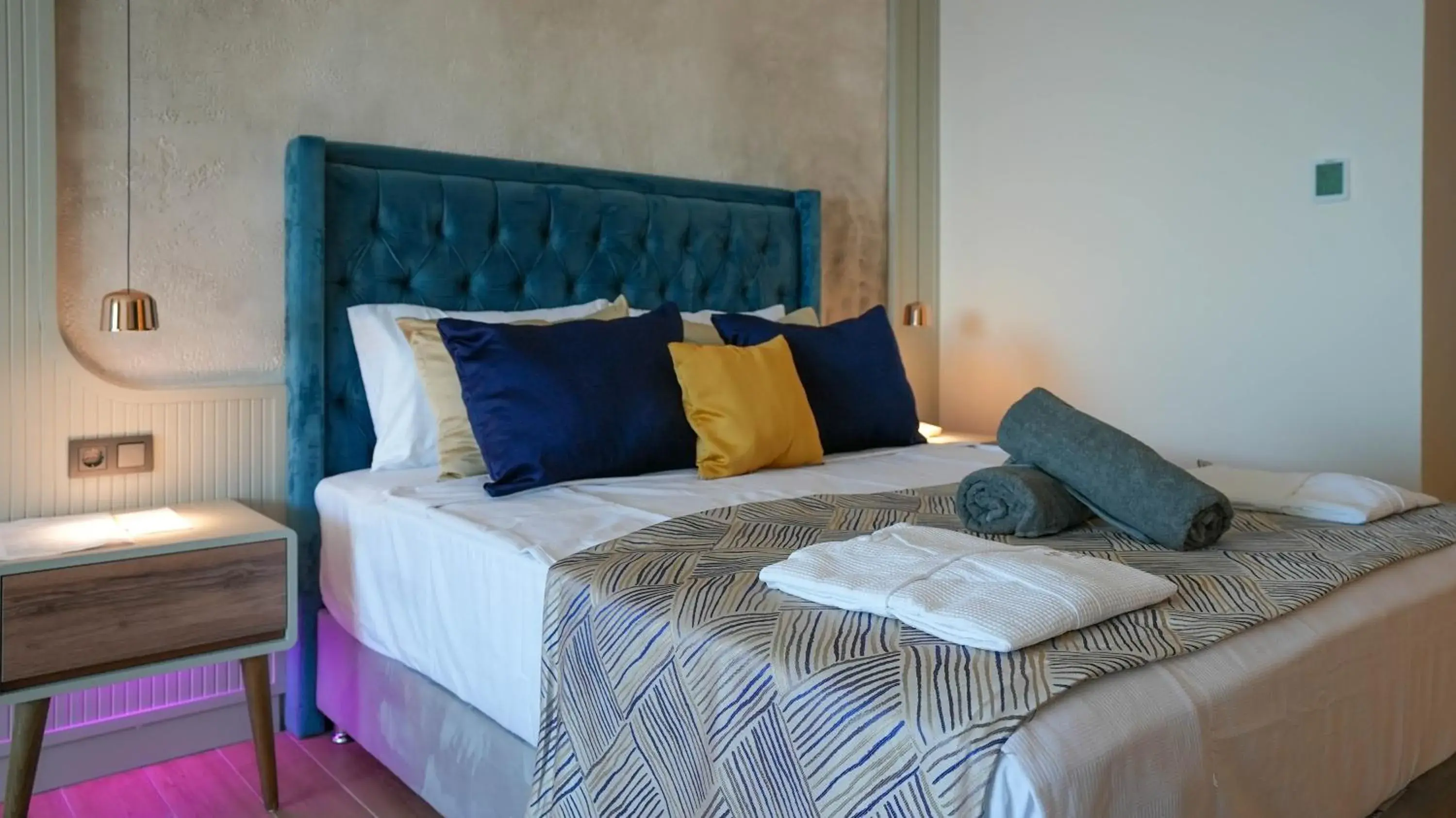 Bedroom, Bed in Ada Port Hotel Adults Only Bedroom, Bed in Ada Port Hotel Adults Only