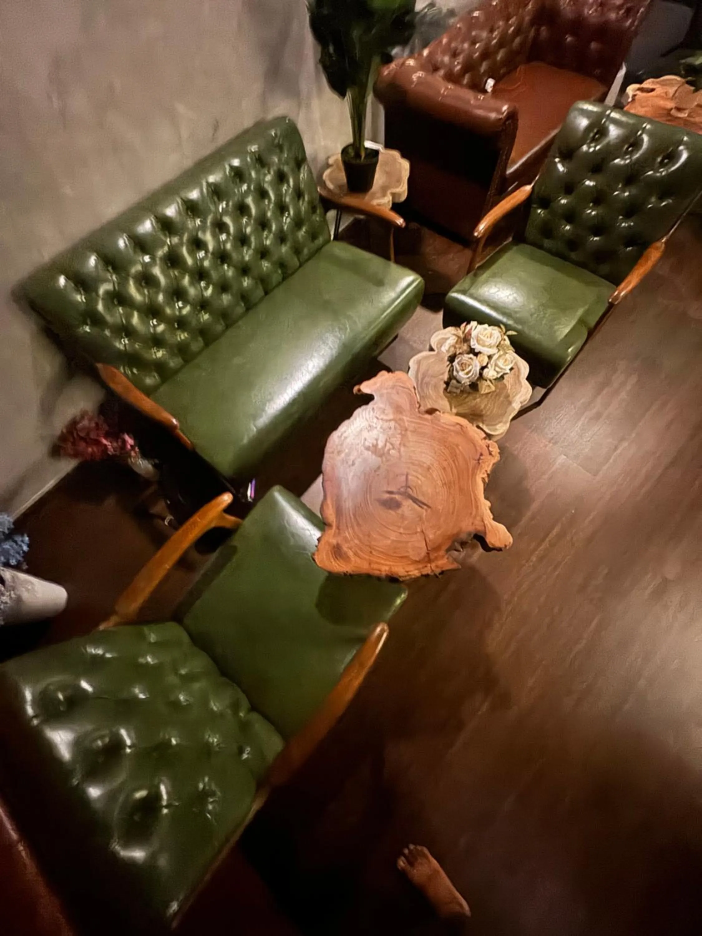 Living room in Bud Brew Beyond Dispensary and Hotel