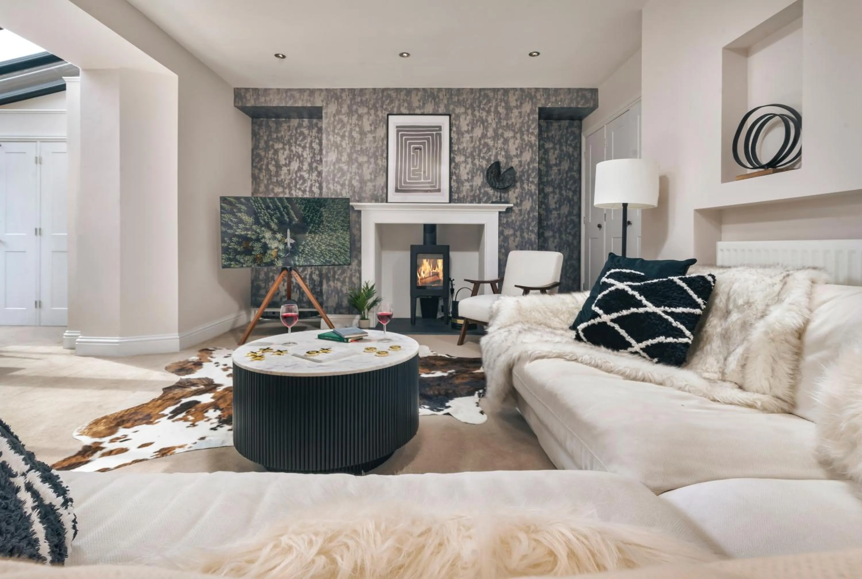 Communal lounge/ TV room in Rosemount Lake District Townhouse with Hot Tub - Ridgestone