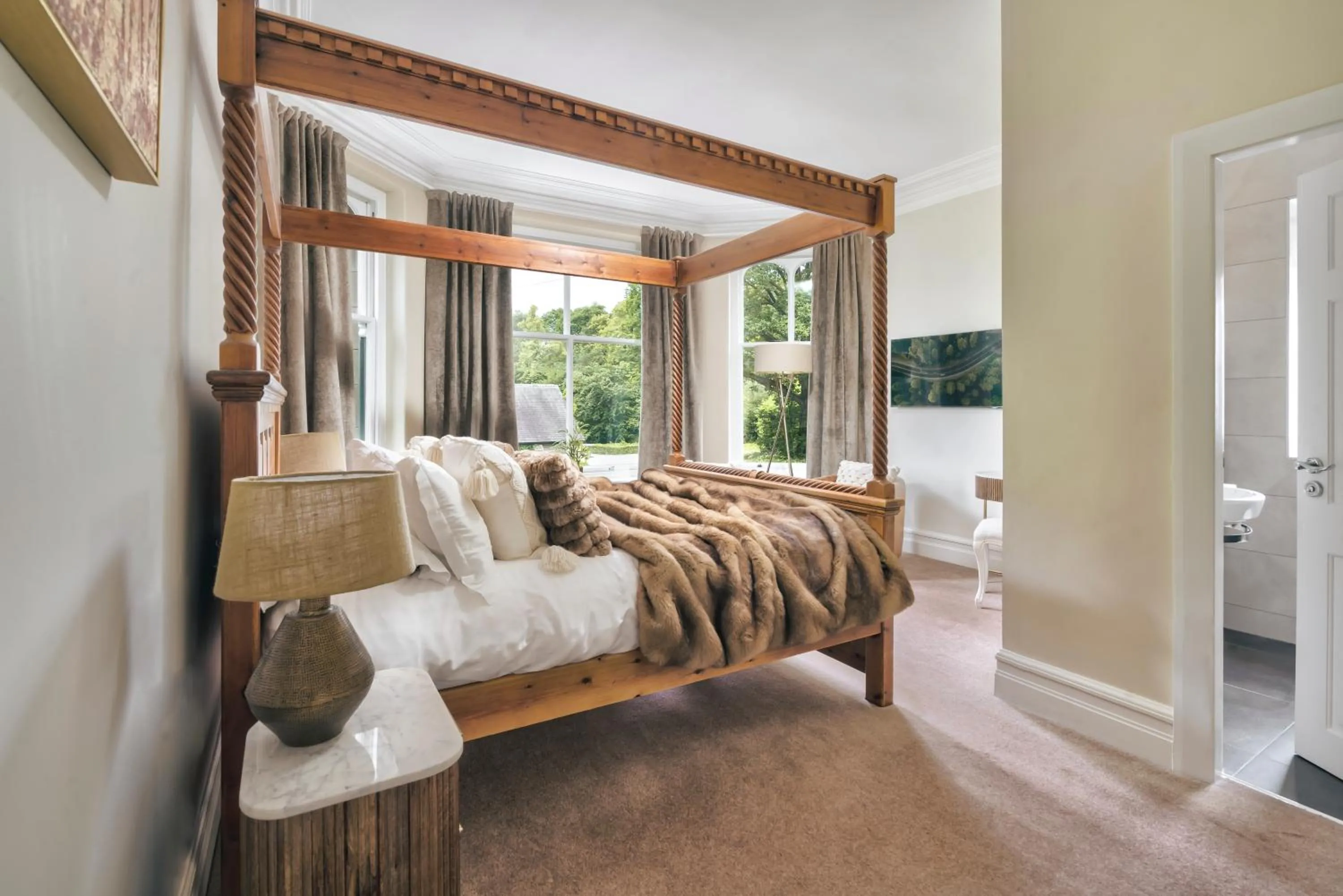 Bed in Rosemount Lake District Townhouse with Hot Tub - Ridgestone