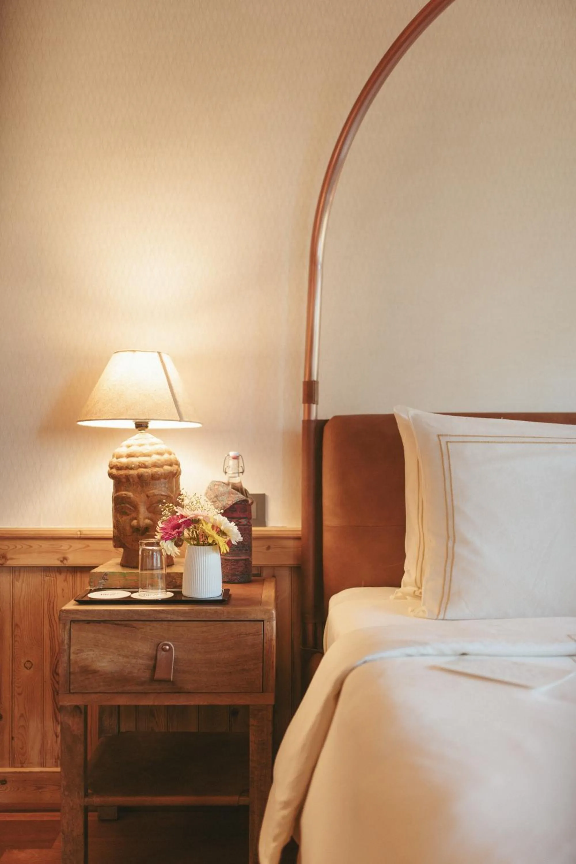 Bed in Brij Atmanya Bhowali, Nainital, A Luxury Mountain Escape