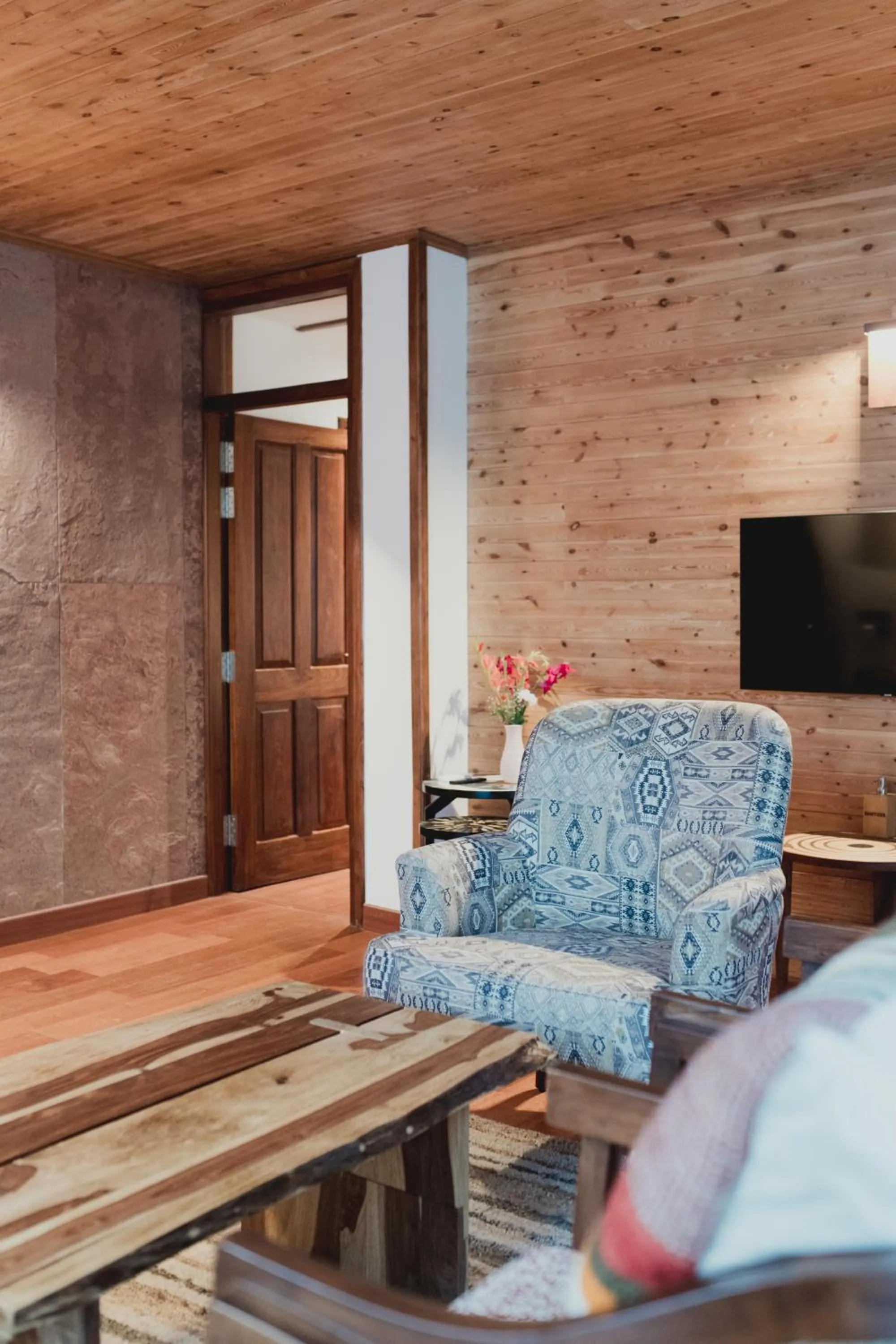 Living room in Brij Atmanya Bhowali, Nainital, A Luxury Mountain Escape