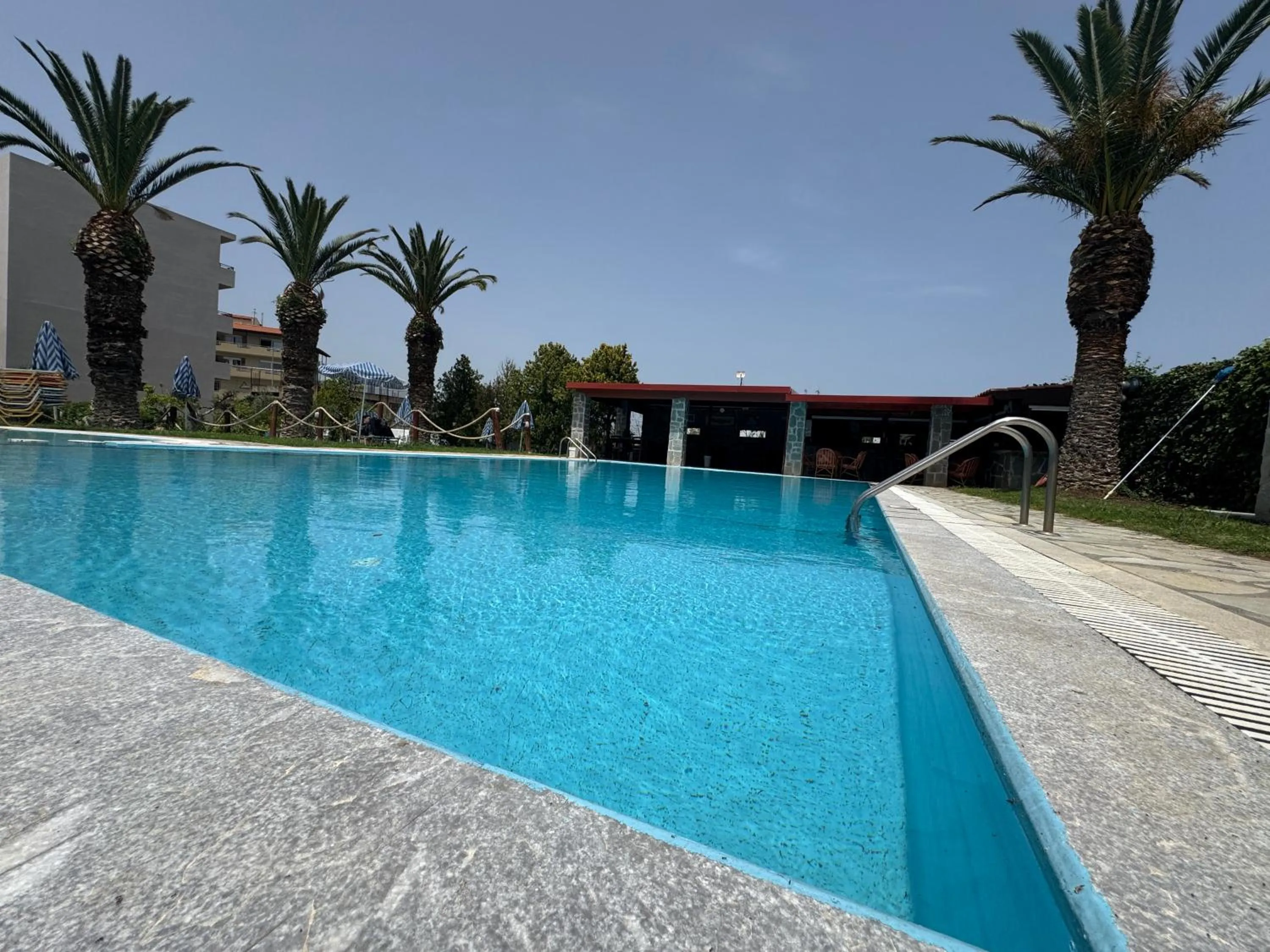 Pool view in Zac & Georgio Studios