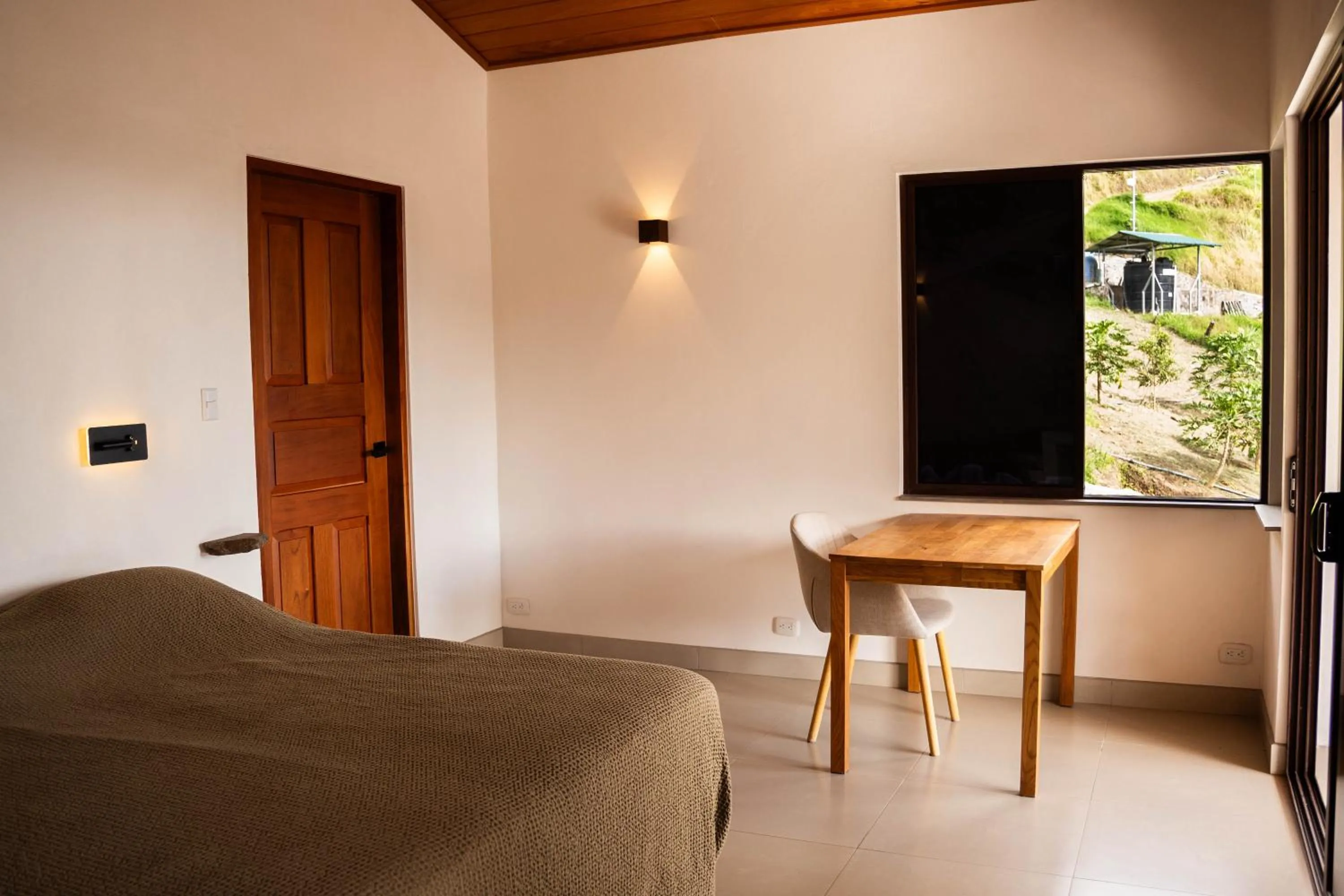 Bedroom, Bed in Finca Aquarius