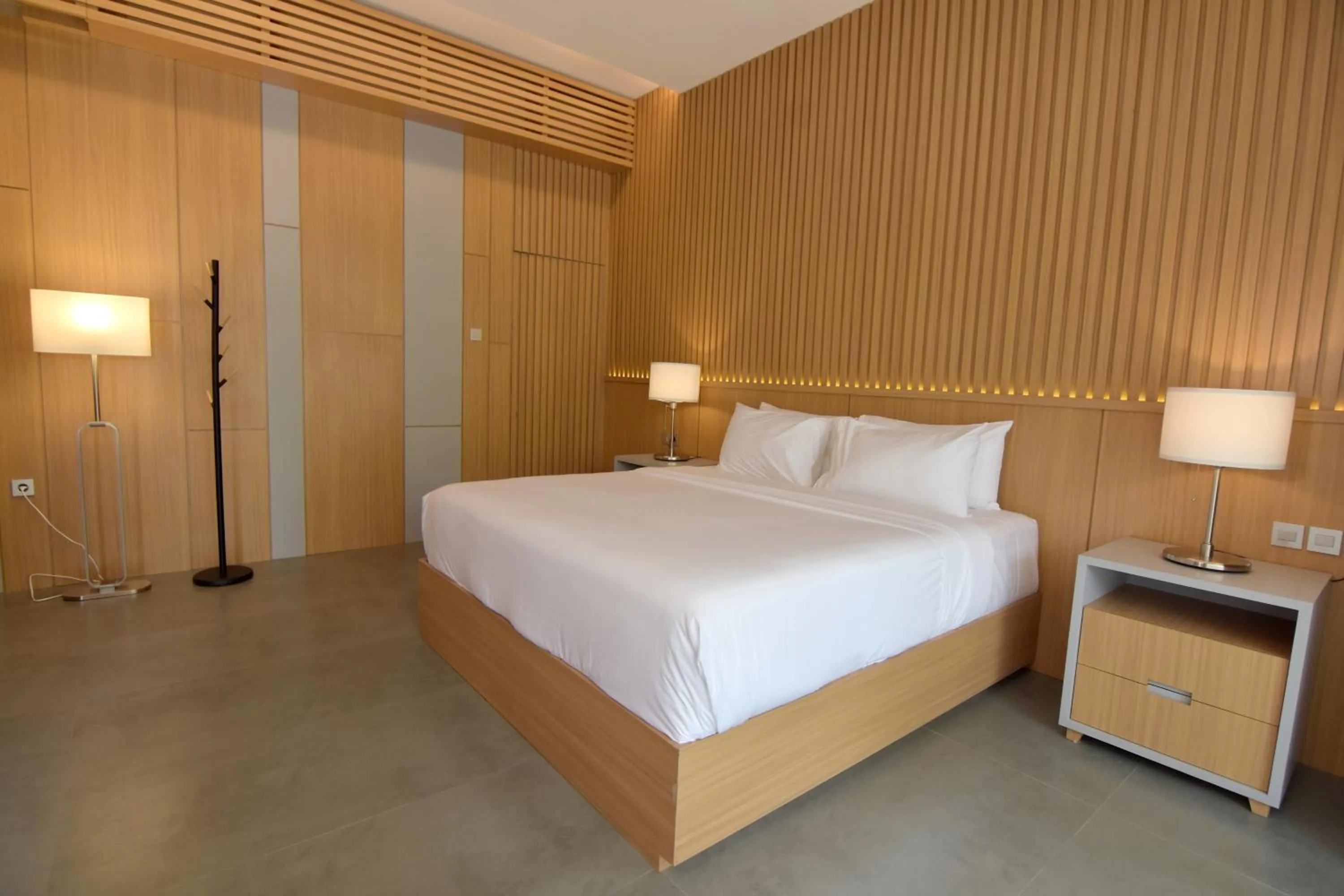 Bed in Sarga Earthing Resort