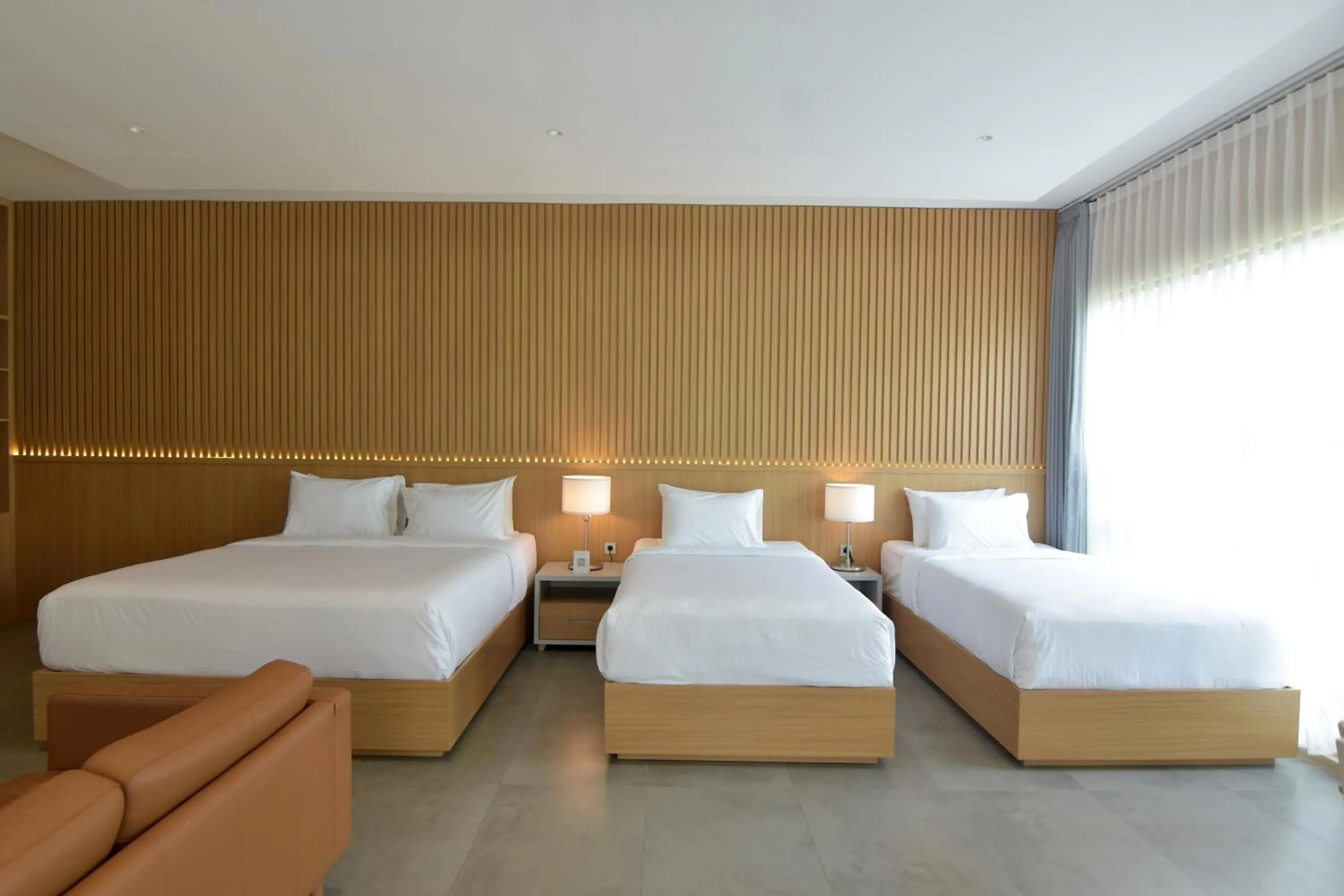 Bed in Sarga Earthing Resort