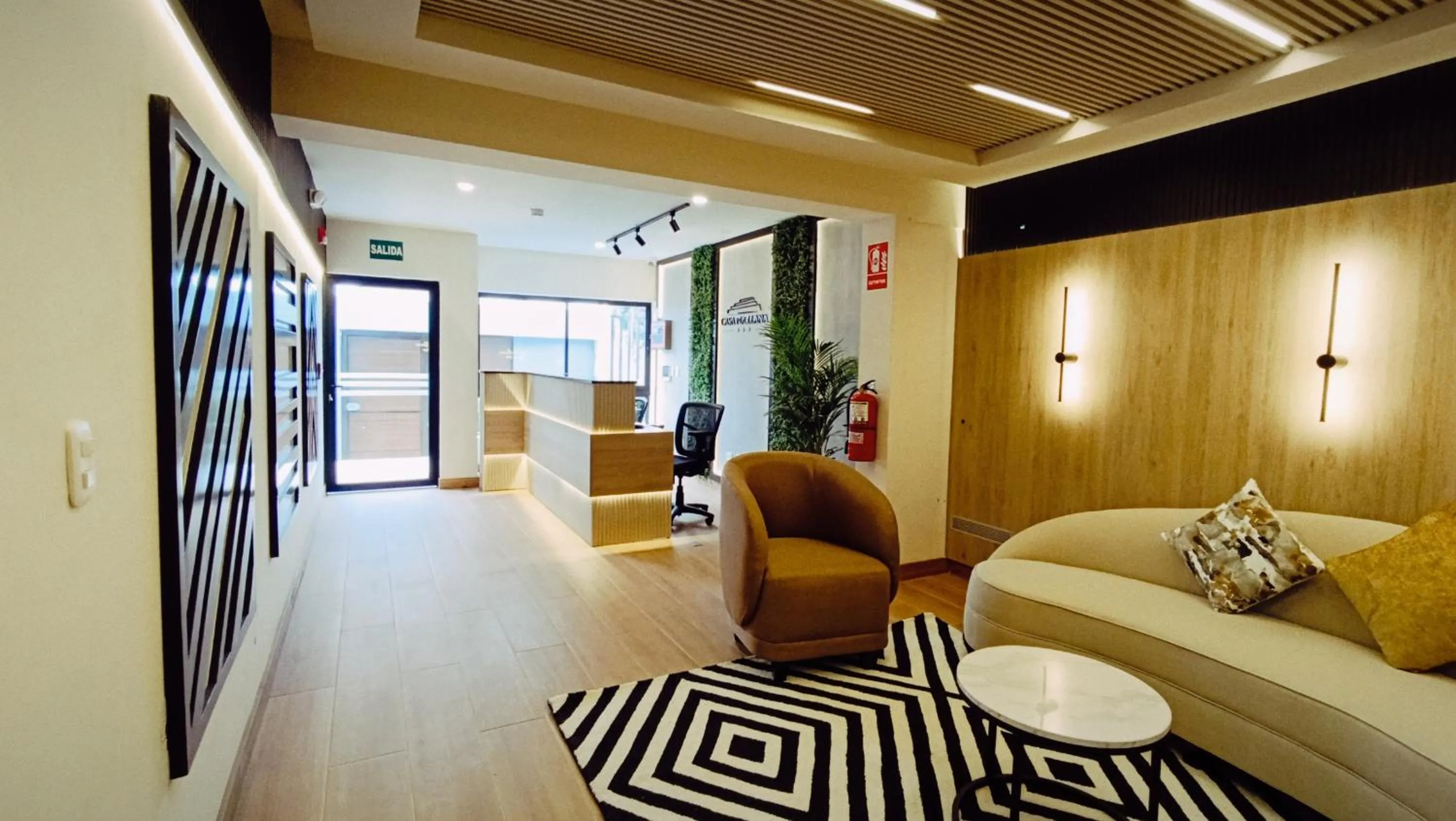 Lobby or reception in Casa Pucllana Miraflores - Hotel Boutique
