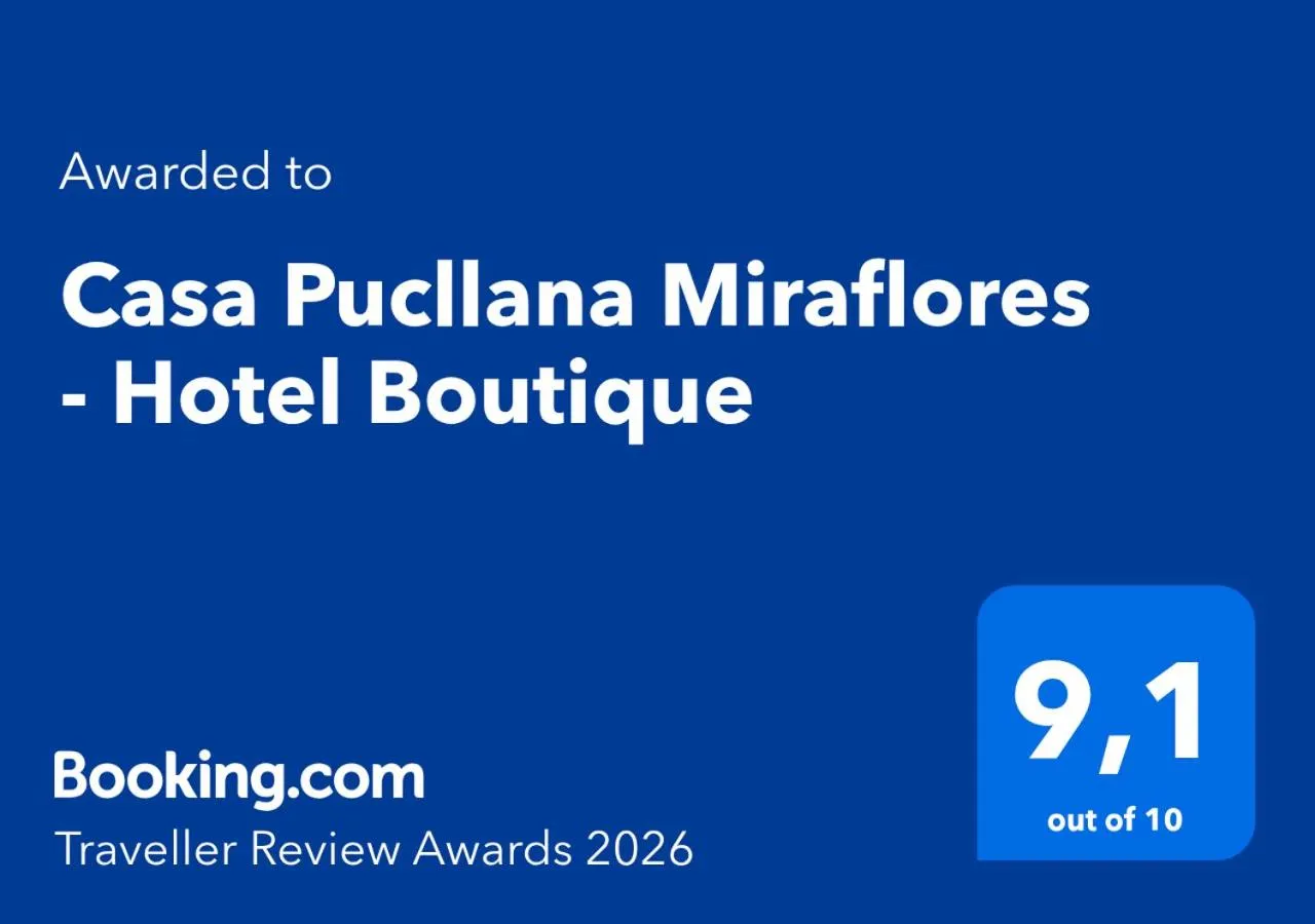 Certificate/Award in Casa Pucllana Miraflores - Hotel Boutique