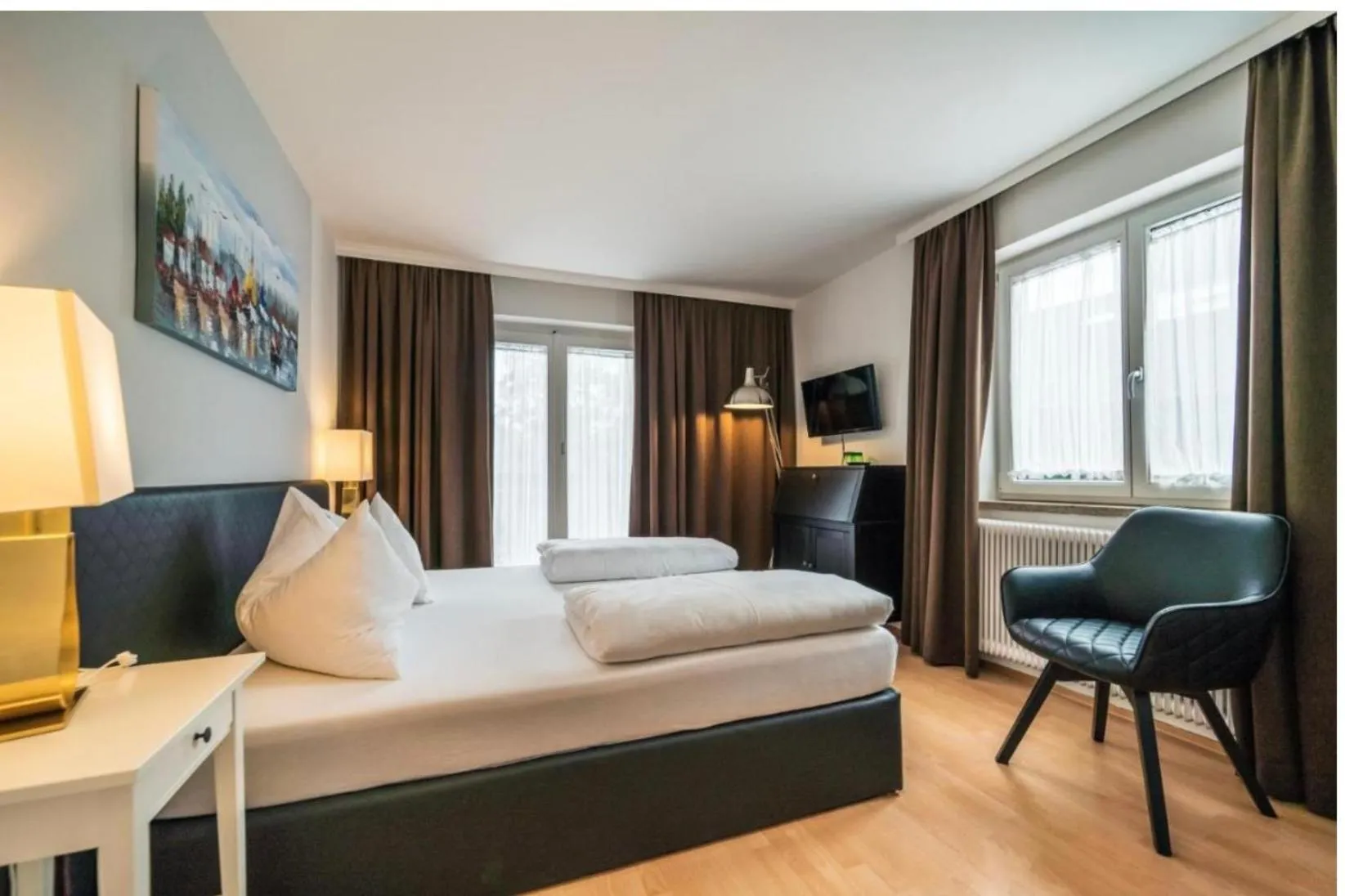 Bed in Hotel Berg