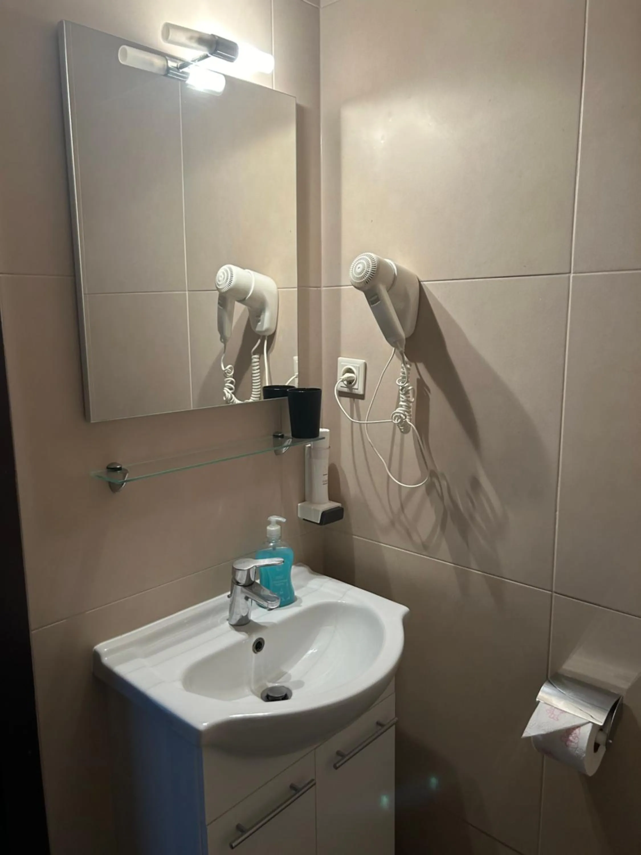 Shower in Hotel Berg