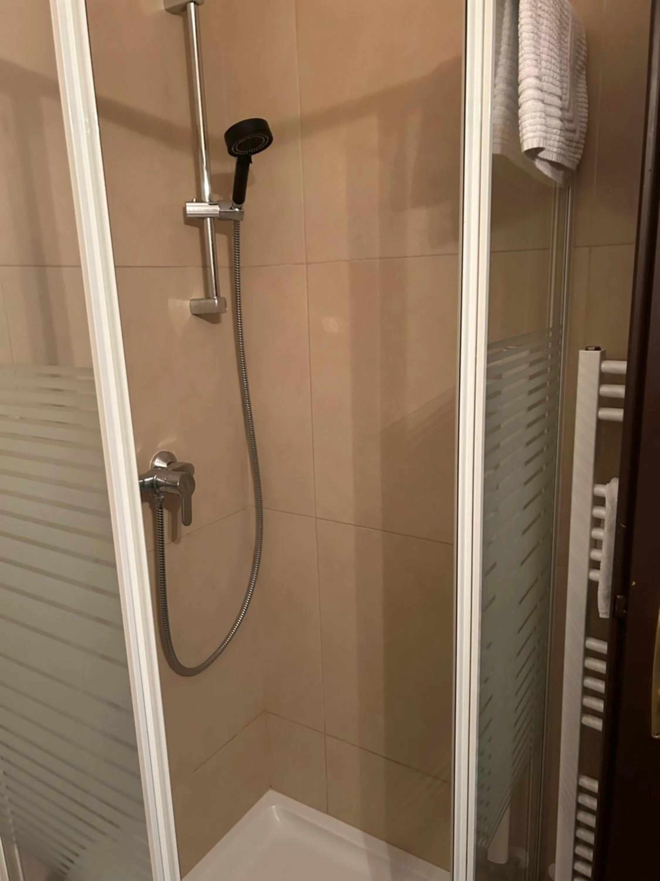 Shower in Hotel Berg