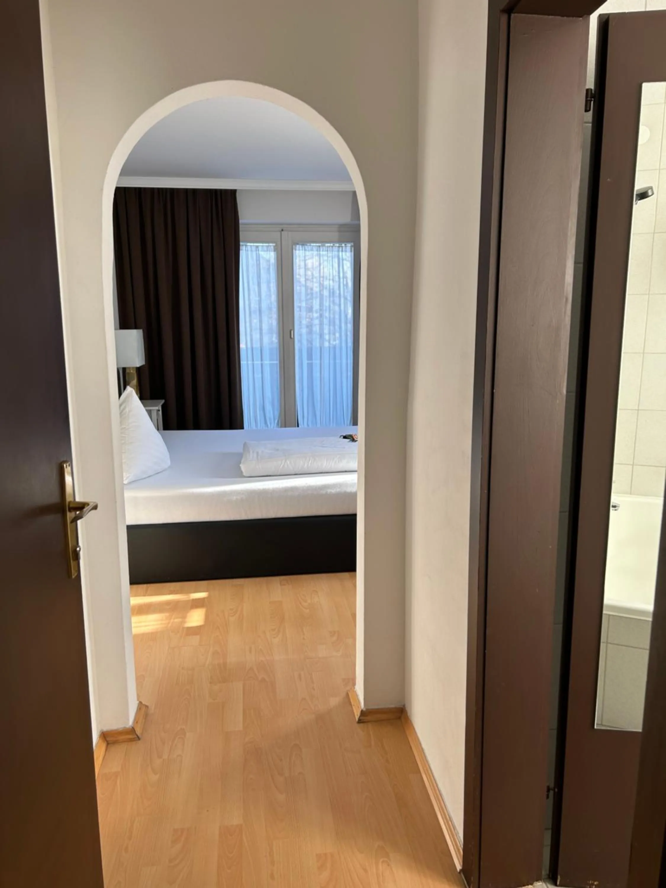 Bed in Hotel Berg