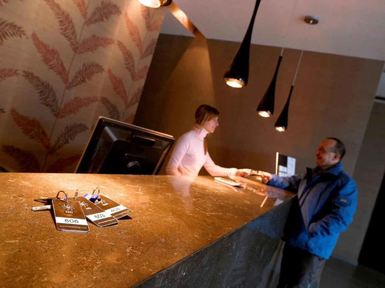 Lobby or reception in HG La Molina