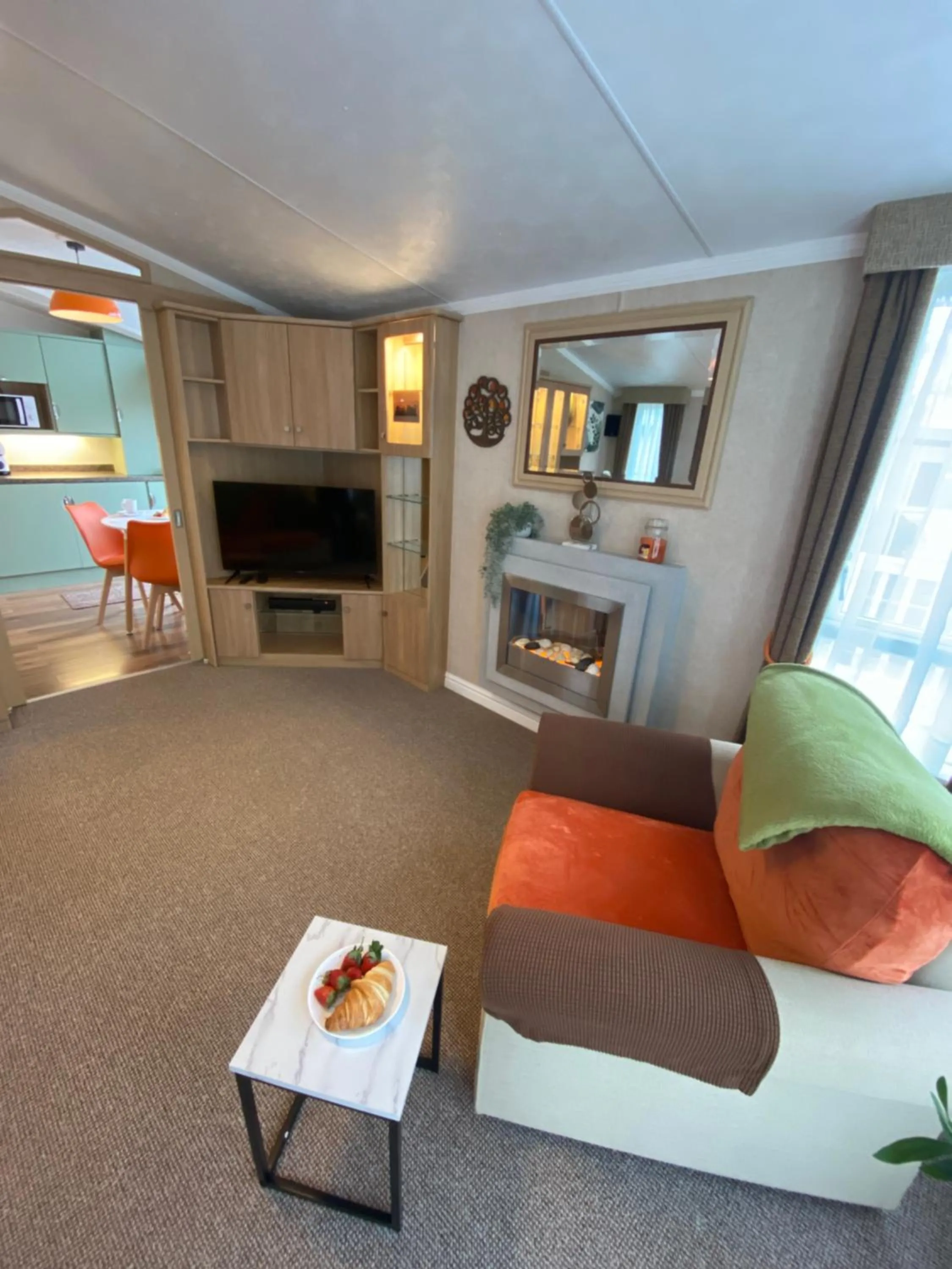 Living room in Red Squirrel Lodge