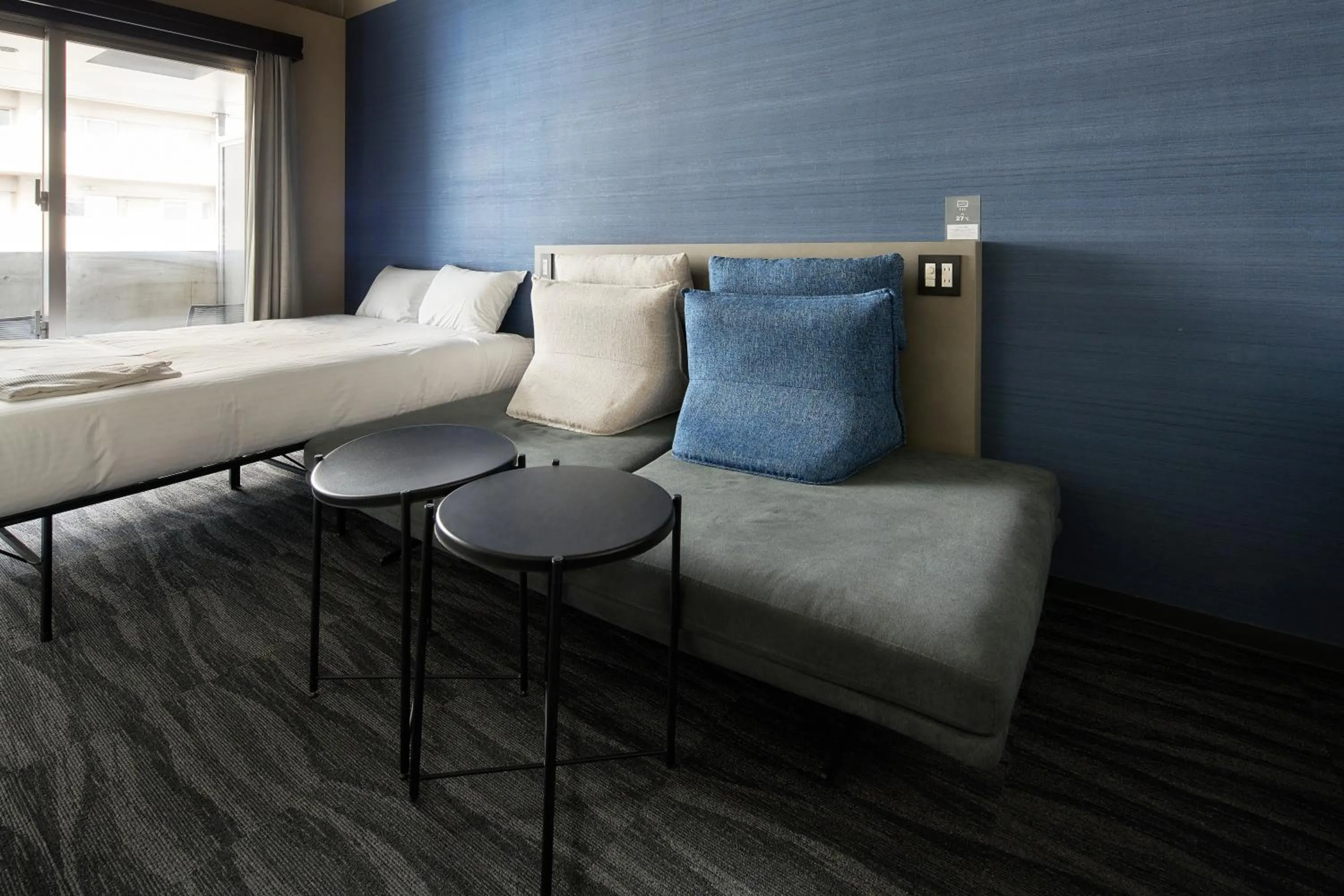 Seating area in B/C HOTEL NAHA Hotel with Rental Car