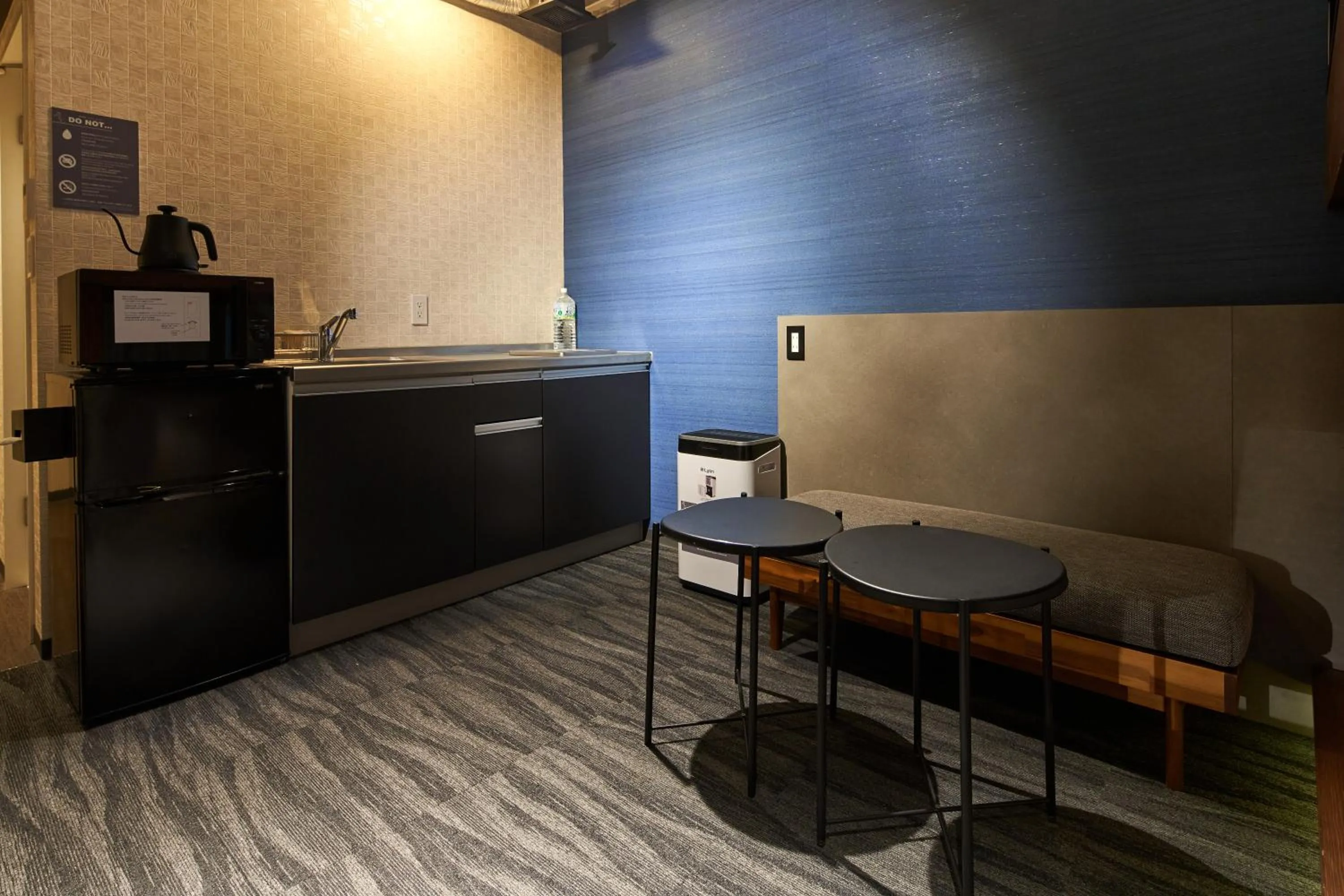 Kitchen or kitchenette in B/C HOTEL NAHA Hotel with Rental Car