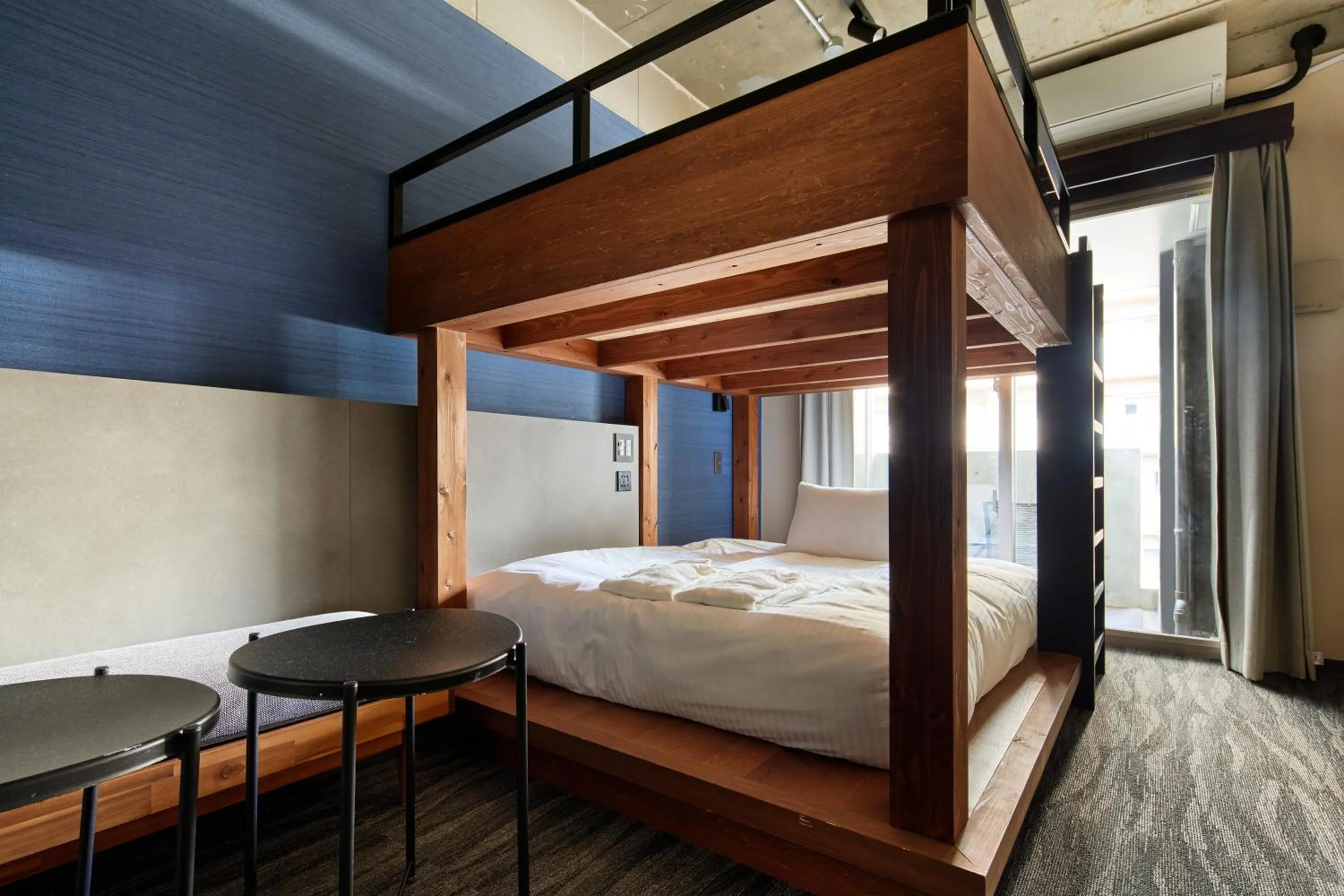bunk bed, Bed in B/C HOTEL NAHA Hotel with Rental Car