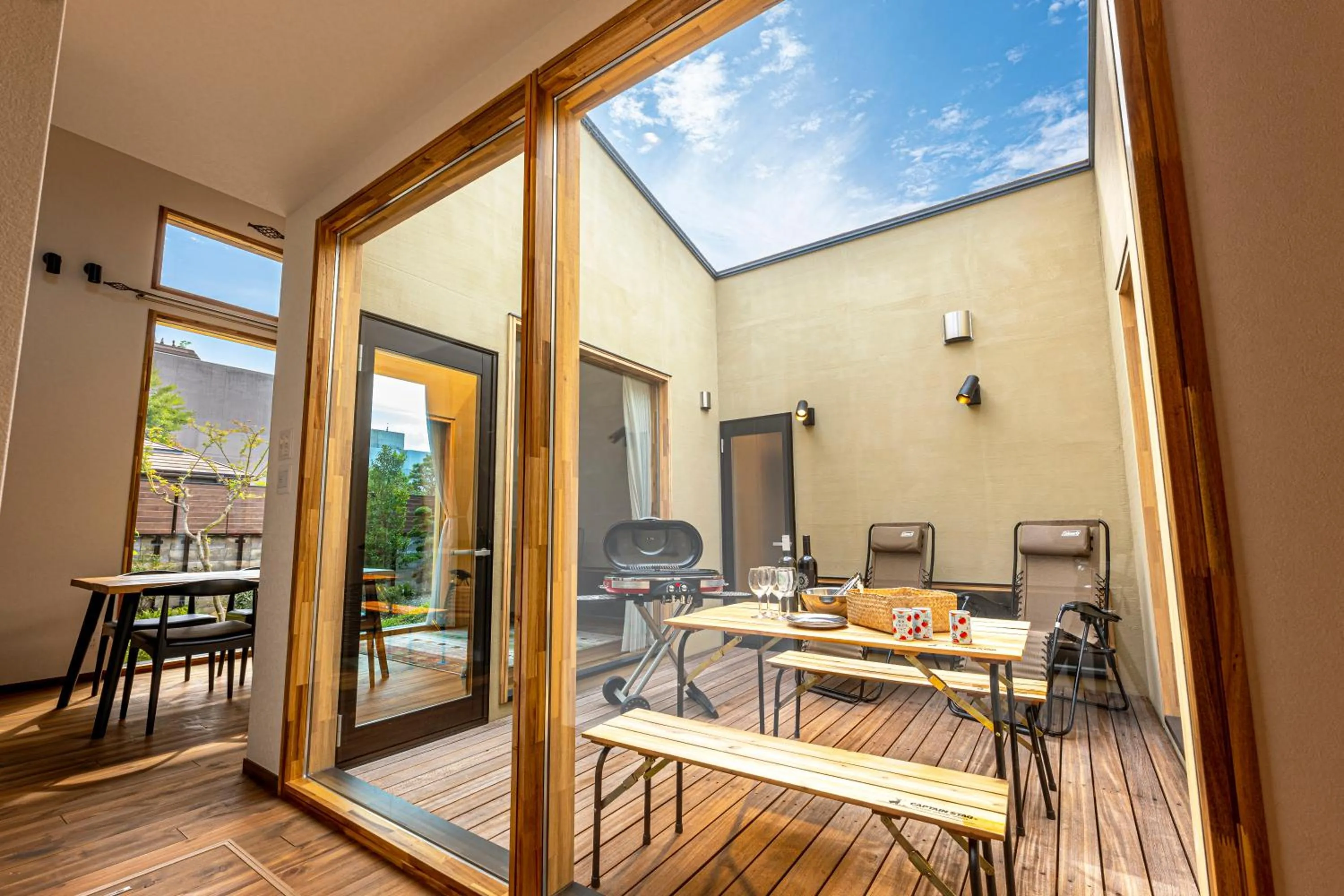 BBQ facilities in SAUNA VILLA 然