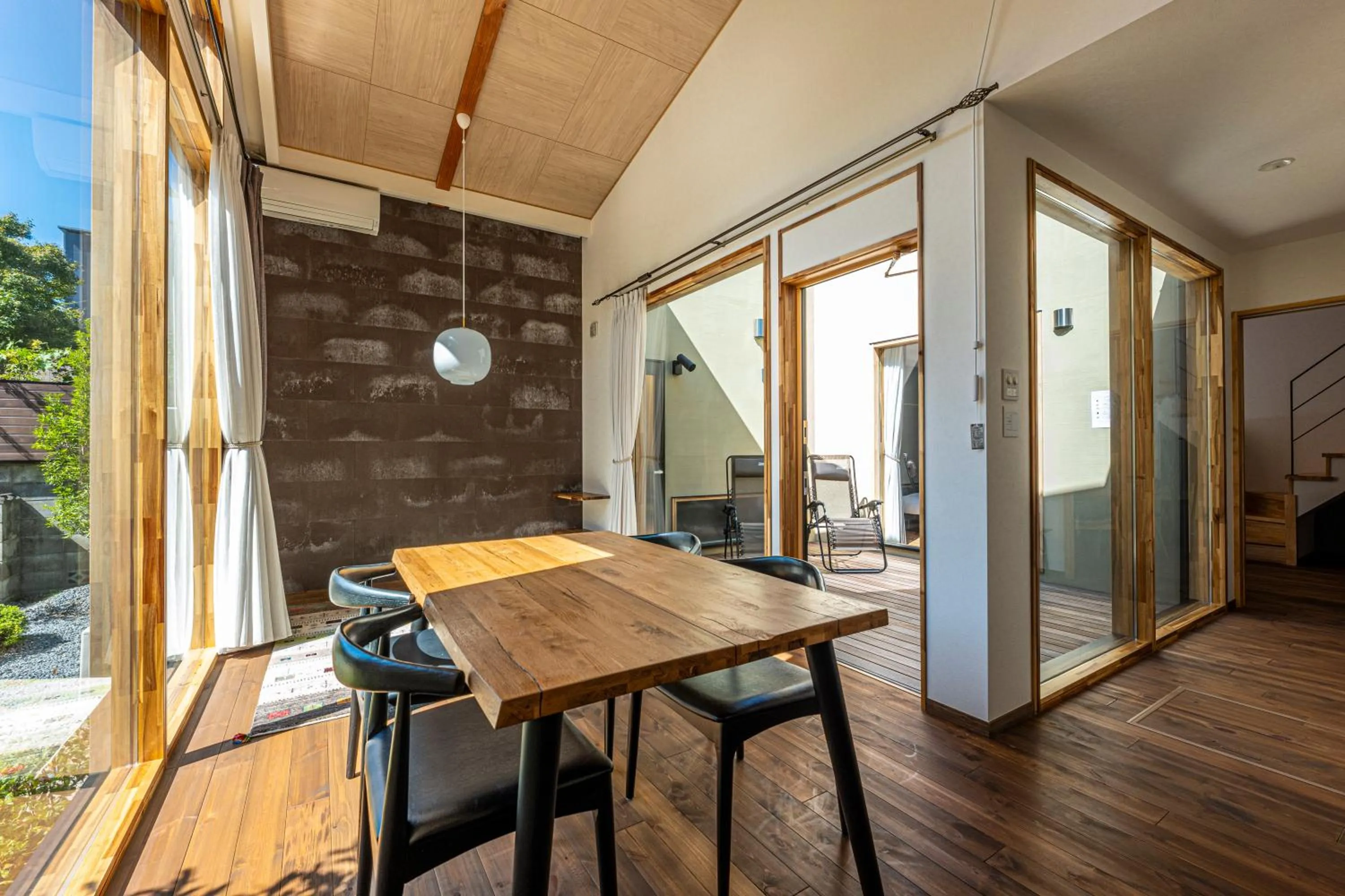 Balcony/Terrace in SAUNA VILLA 然