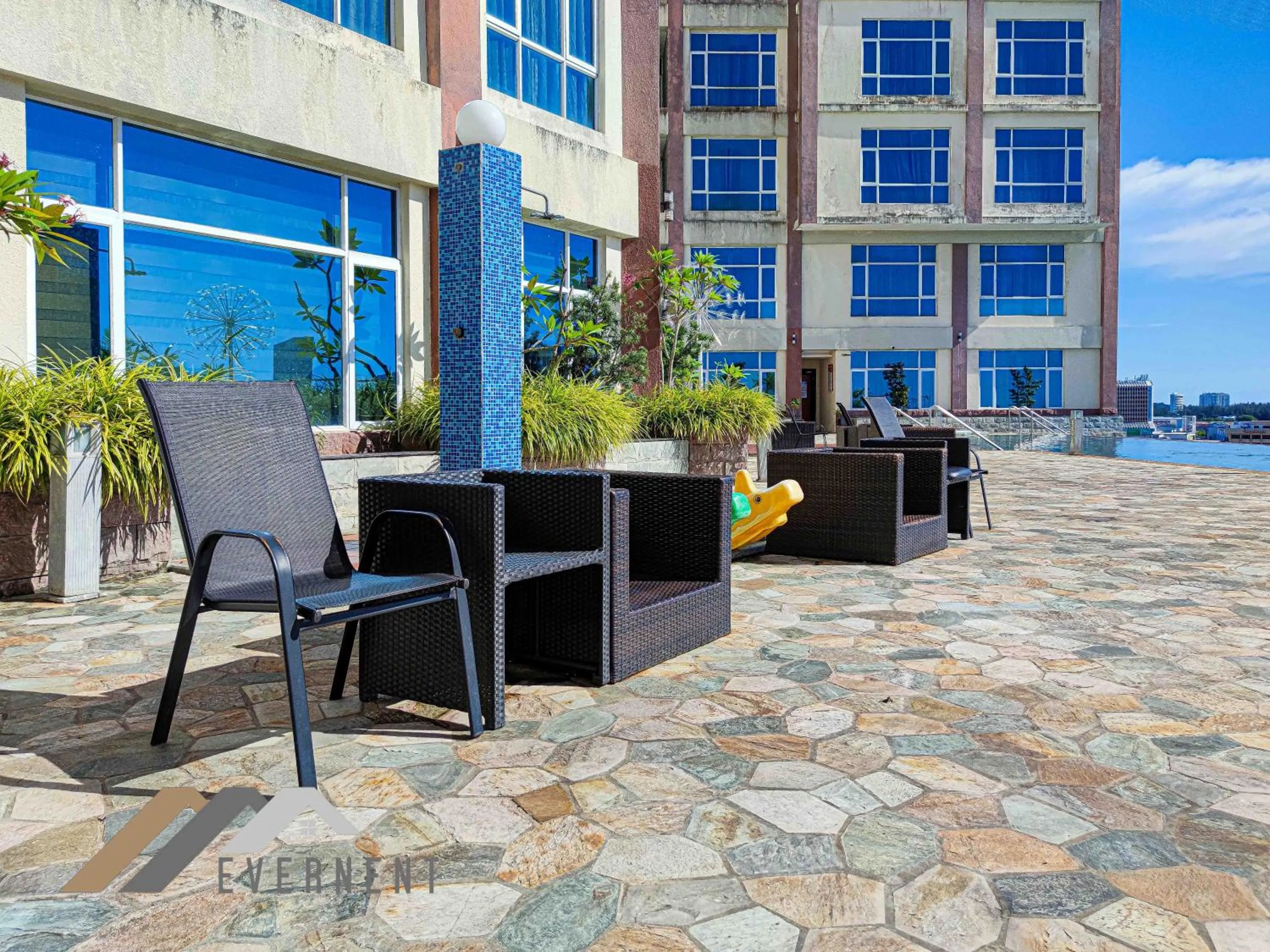 Swimming pool in The Loft Hostel by Evernent