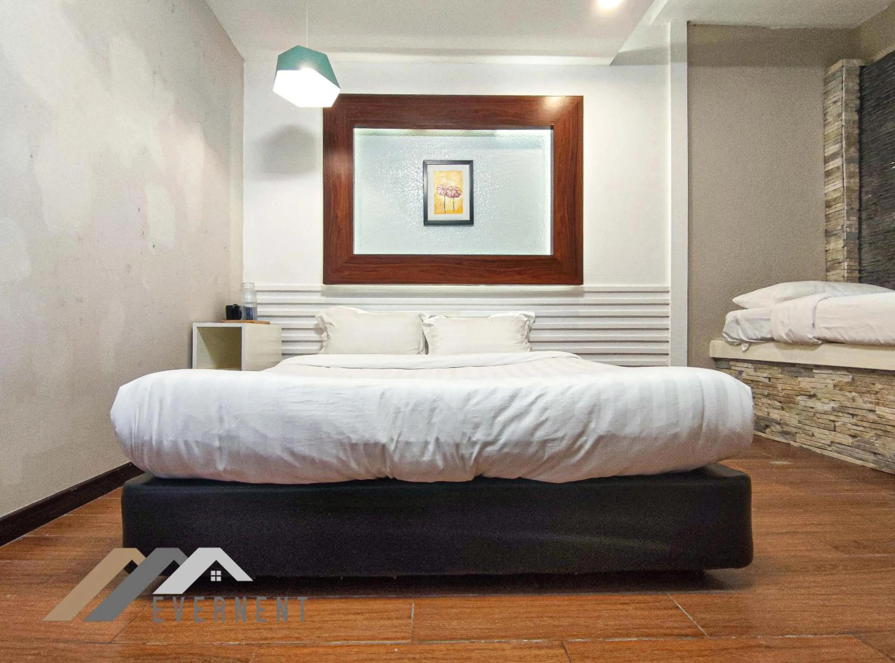 Bedroom, Bed in The Loft Hostel by Evernent