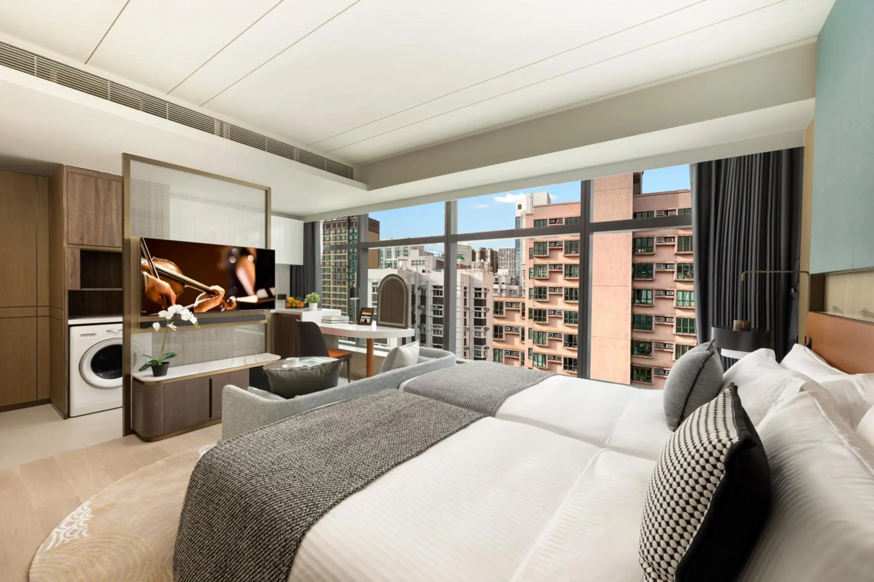 Studio Premier Twin in Ascott North Point Hong Kong Studio Premier Twin in Ascott North Point Hong Kong