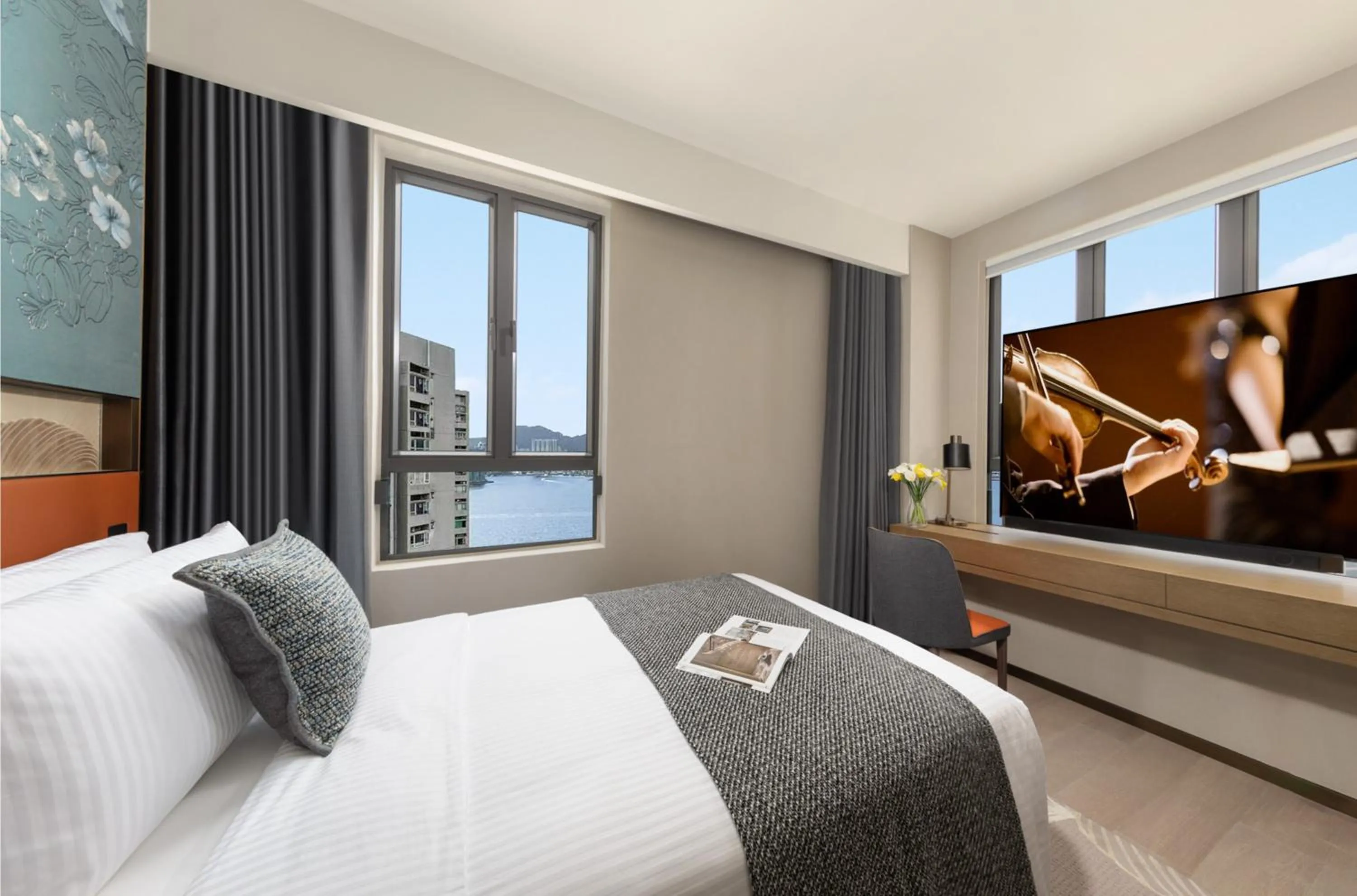 Photo of the whole room, Bed in Ascott North Point Hong Kong