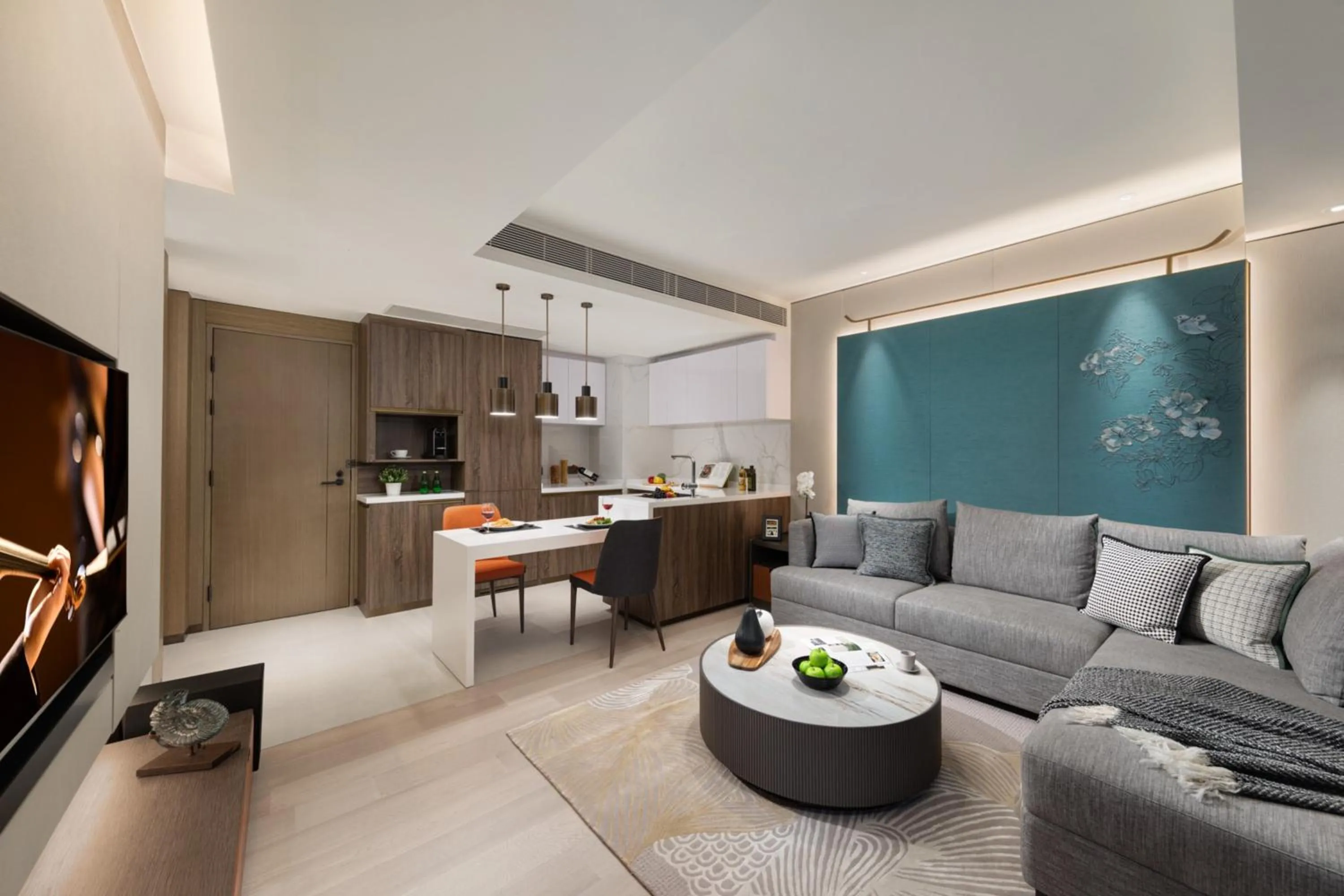 Living room in Ascott North Point Hong Kong
