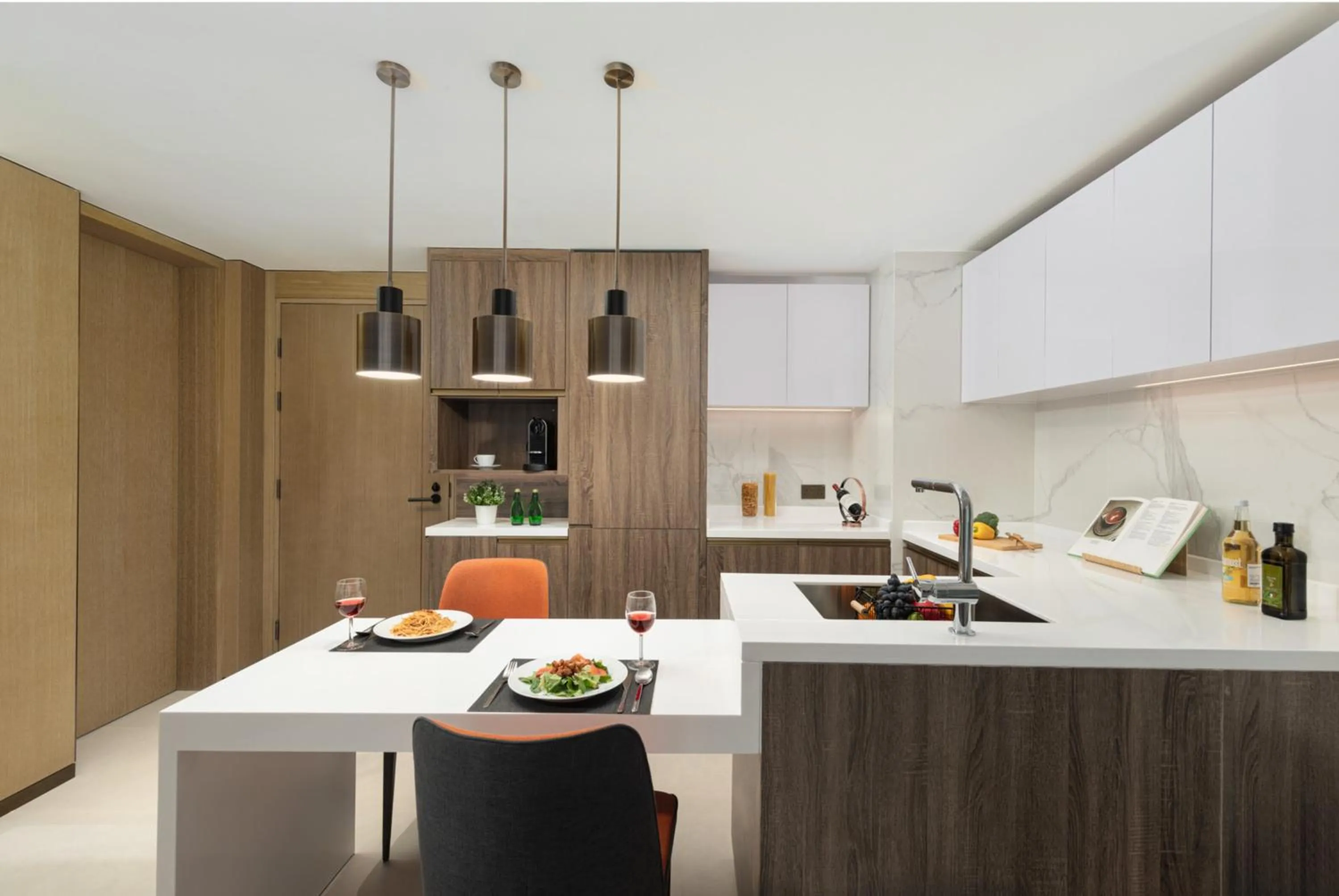 Living room in Ascott North Point Hong Kong